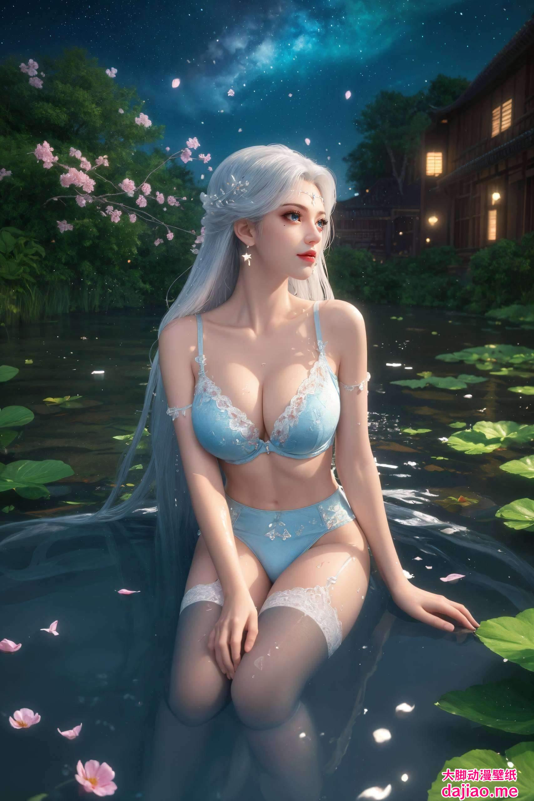 宁雨蝶比基尼夏日套装壁纸预览