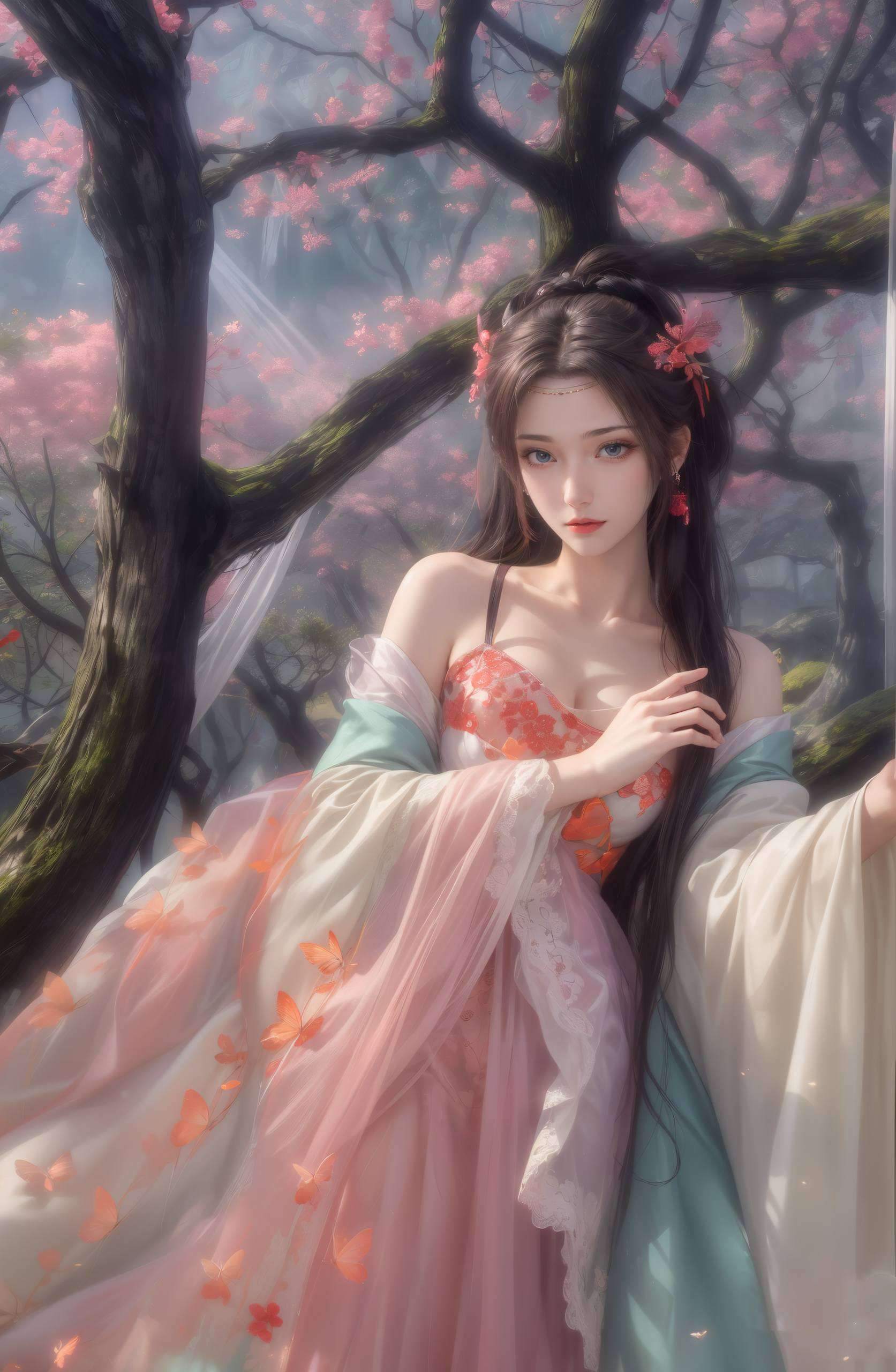 云韵黑袍身材照壁纸图片壁纸预览