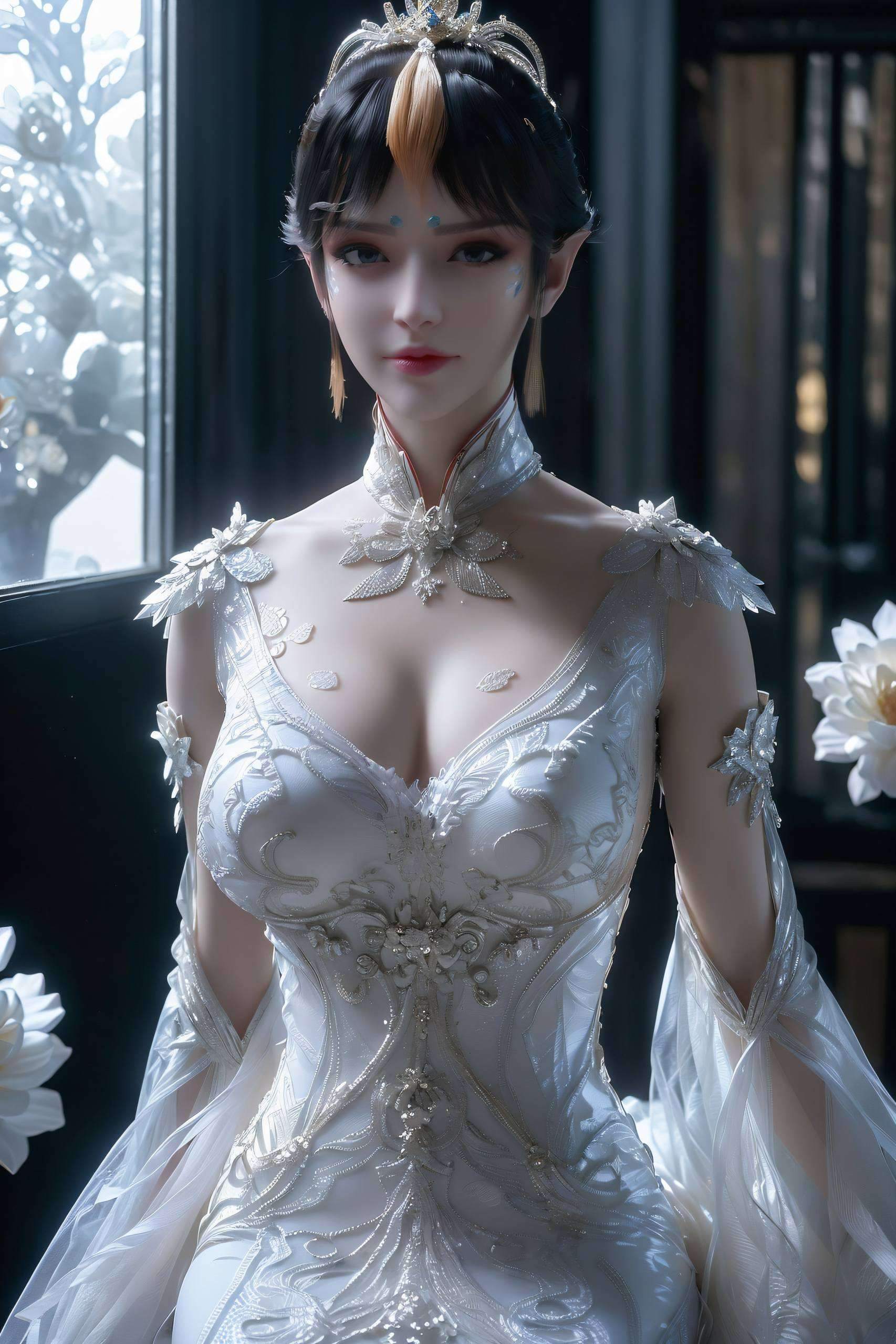 凤清儿半脸闭眼高清壁纸壁纸预览