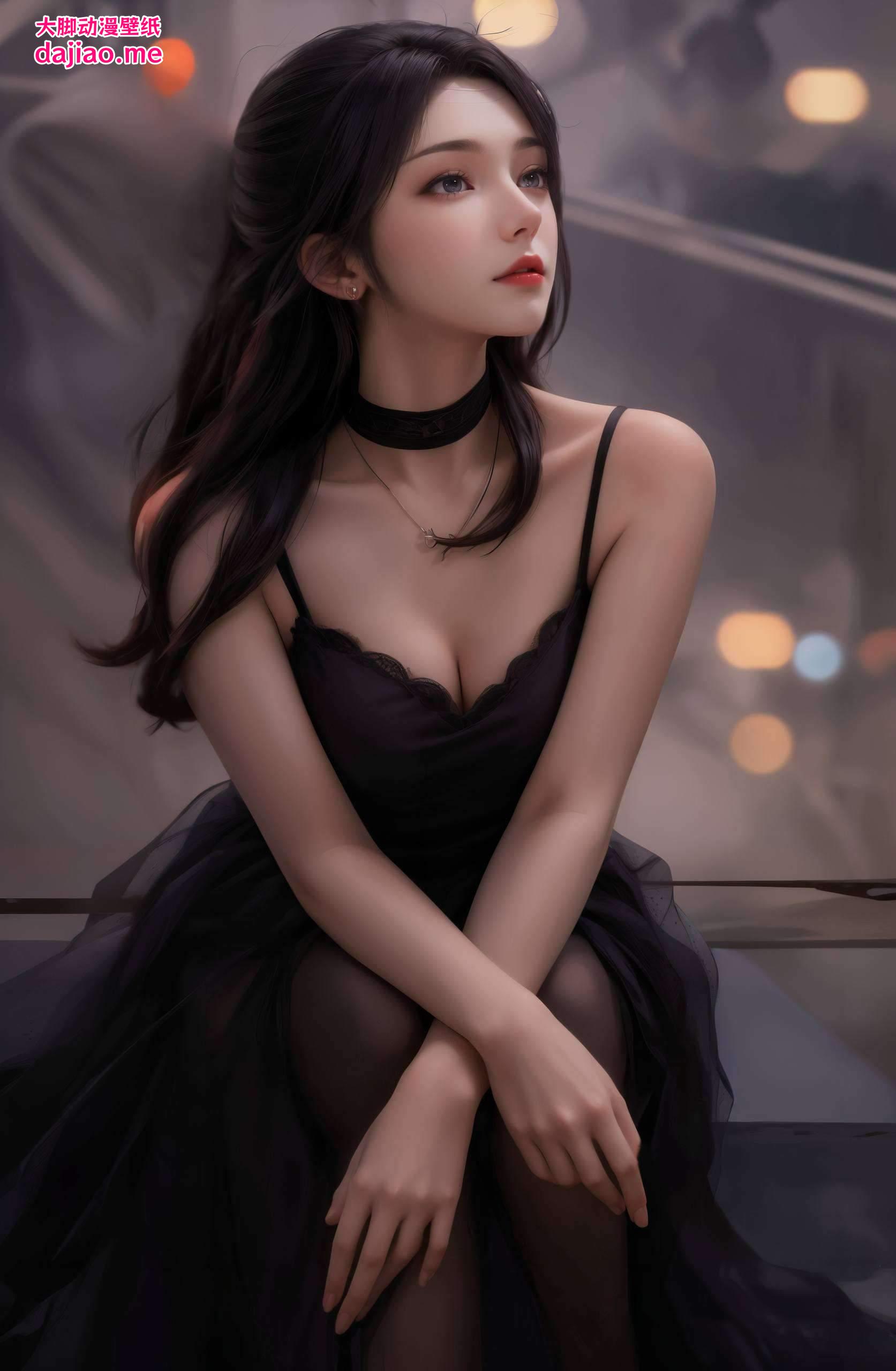 动漫美女云韵现代装壁纸壁纸预览