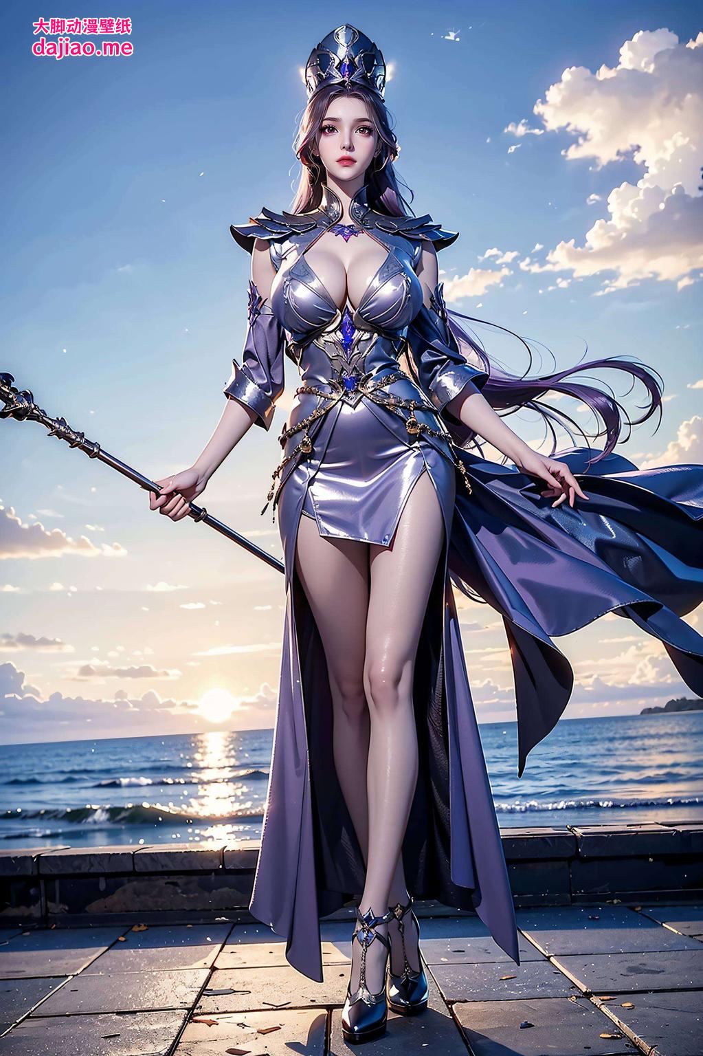 巧妙融合了AI绘画的细腻花卉与人物表情参考图是国漫爱好者的桌面必备