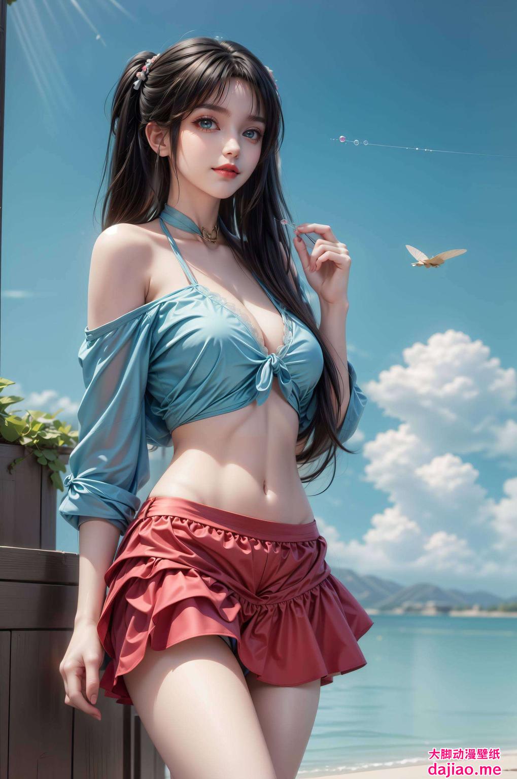 将她设置为电脑壁纸不仅为你的电脑增添一抹仙气