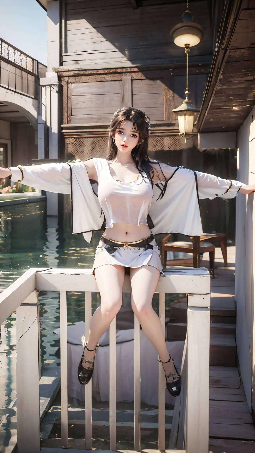 让每一次解锁都成为一场视觉盛宴这款国漫美女极简壁纸