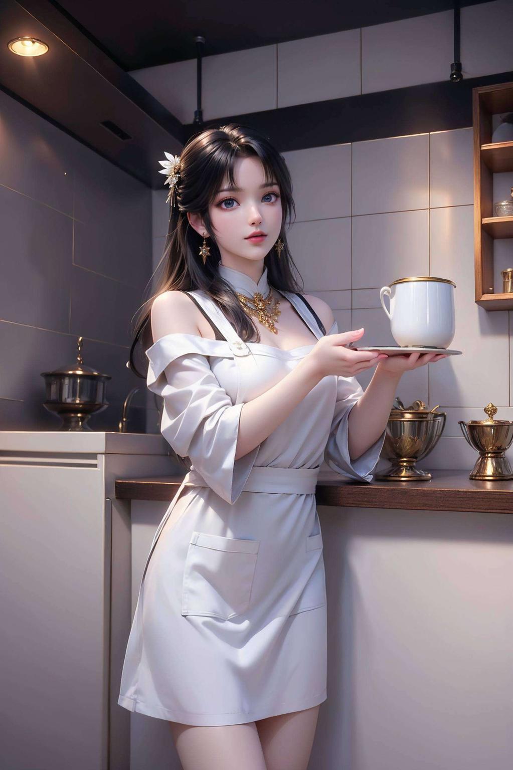 她的每一次眨眼穿梭在国漫世界的灵动女生