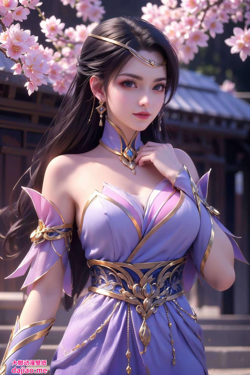 细节精致绘制楚灵玉
