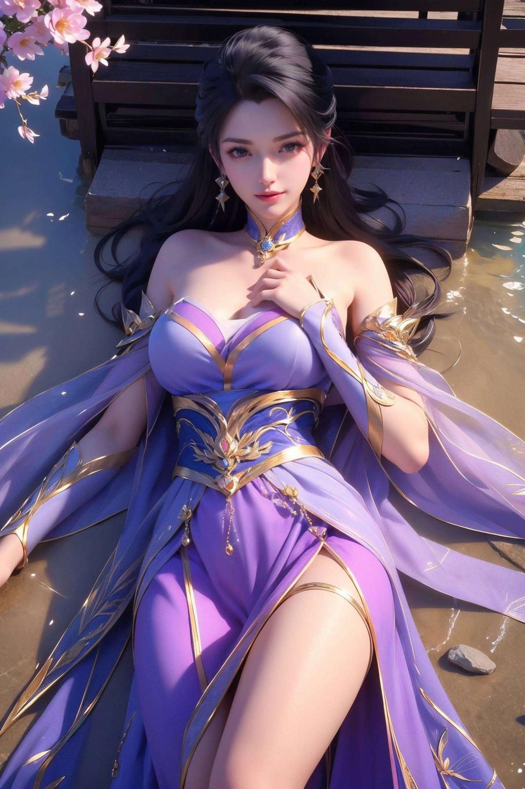 高清4K盛宴！细腻的笔触描绘出她的灵动风姿为你的桌面注入一抹清新