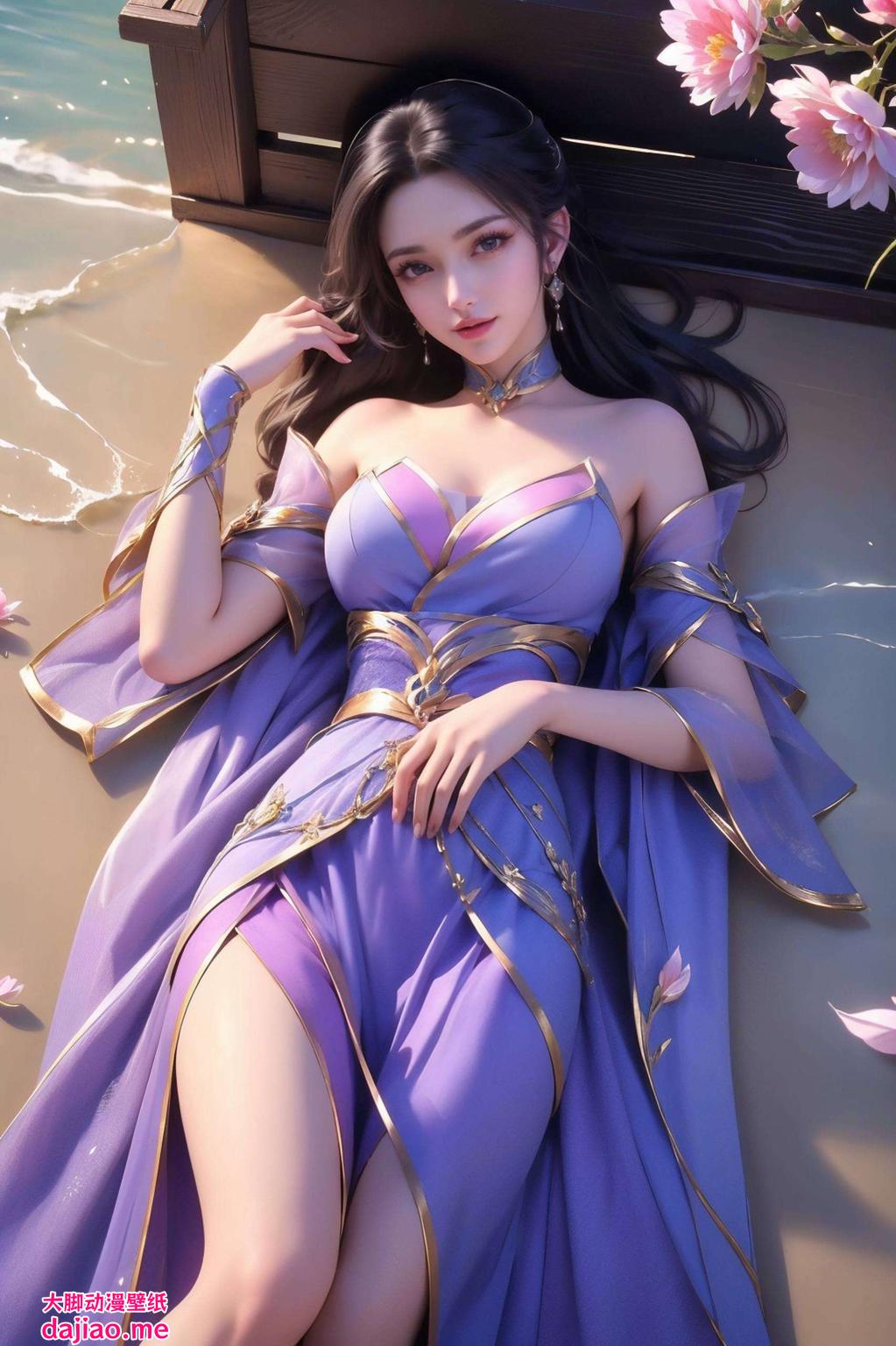 高清画质以水彩画风细腻描绘