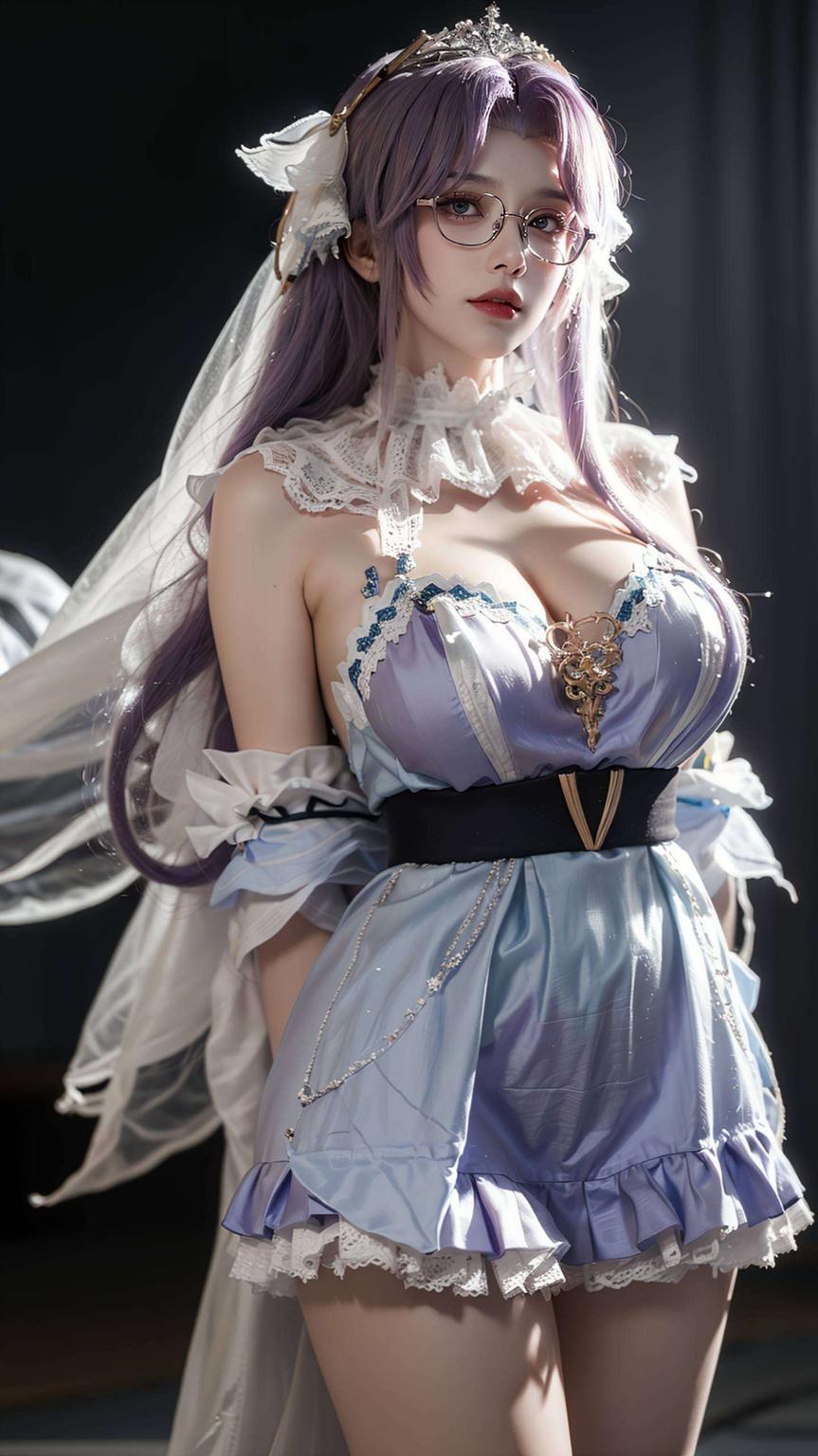 这位国漫中的绝世美女如今以AI专集的形式绽放新姿