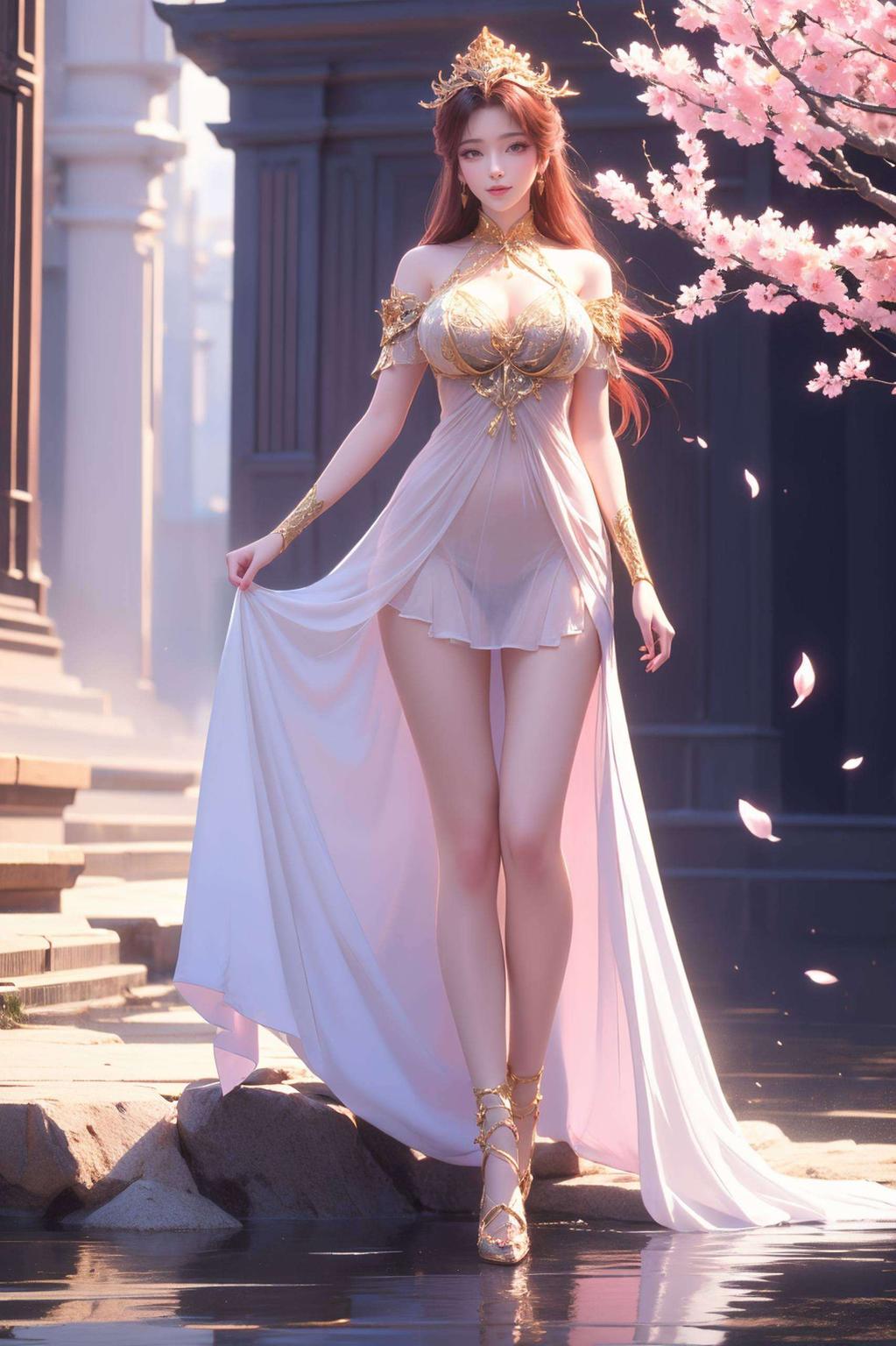 她的眼神深邃如夜她的形象犹如一道刺骨的风景