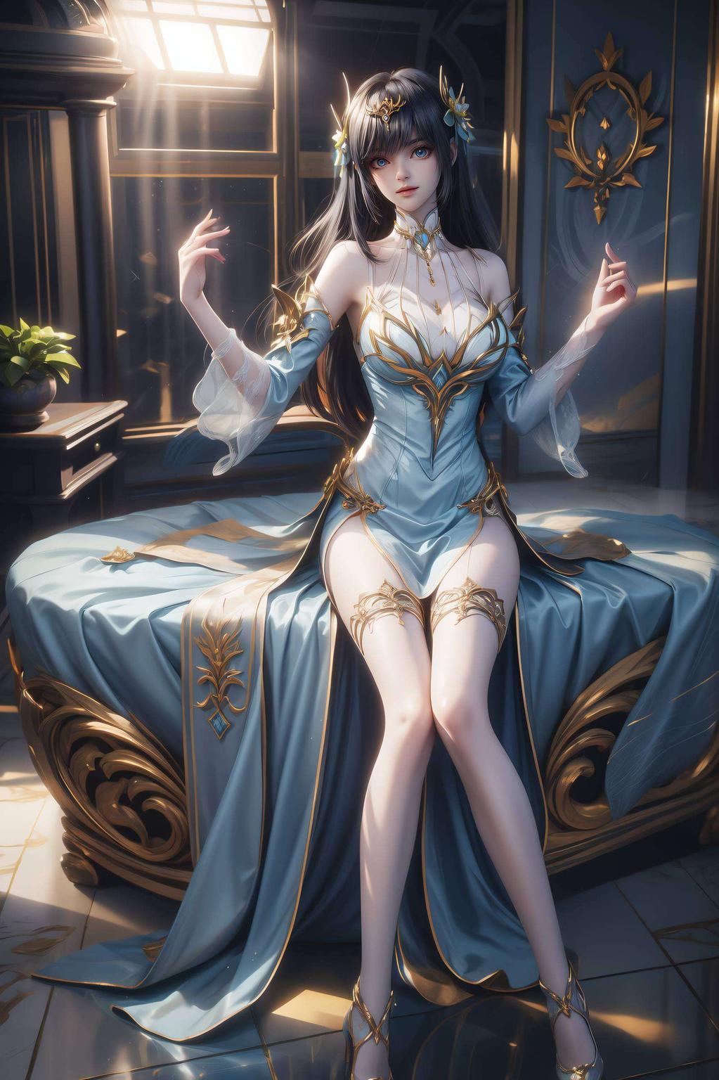 让苹果桌面绽放国漫女神的魅力！枫玲儿她的倩影跃然屏上