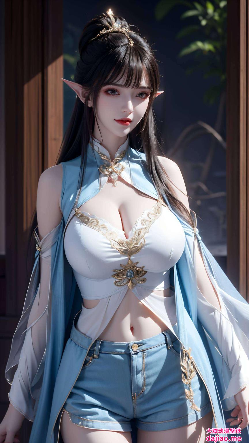 婉约动人以渐变色彩为特色