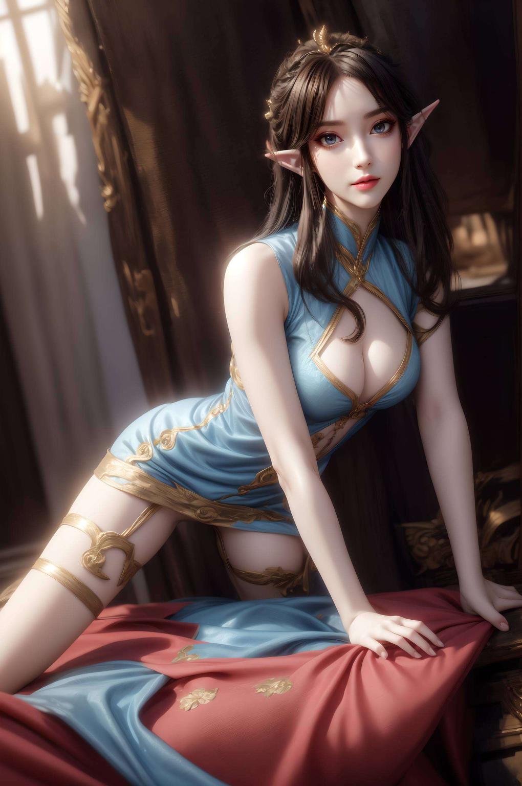 绘制了国漫女神凤清儿的精美不规则2560p壁纸让凤清儿的灵动神韵跃然屏上