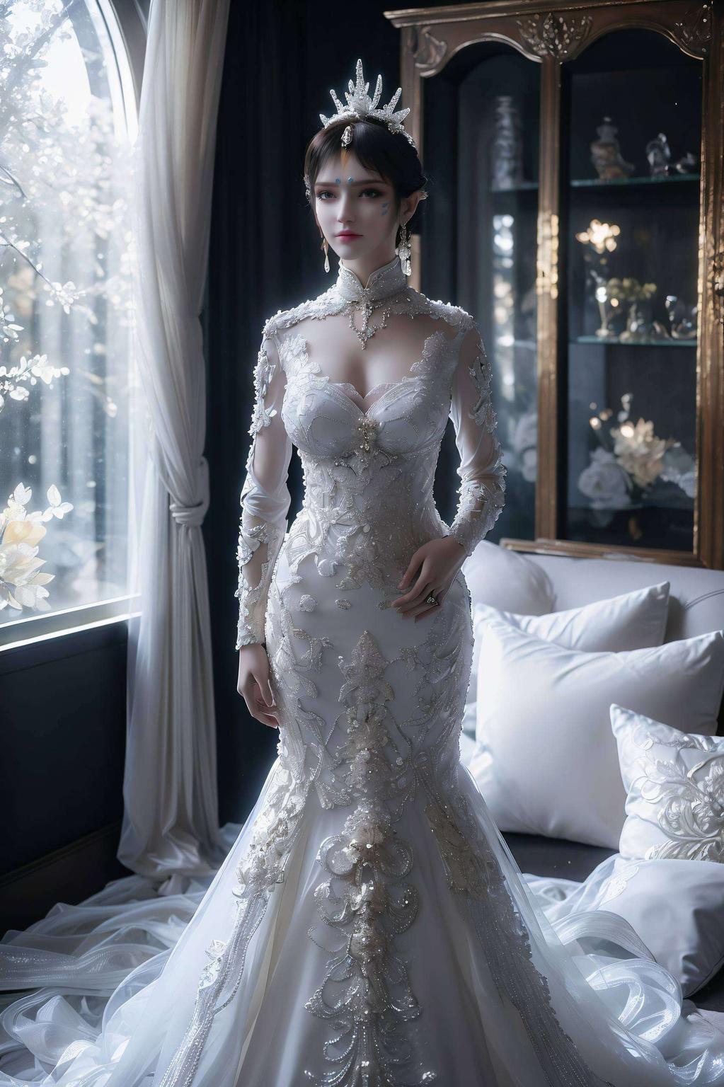 这款国漫美女漫画壁纸美眸流转