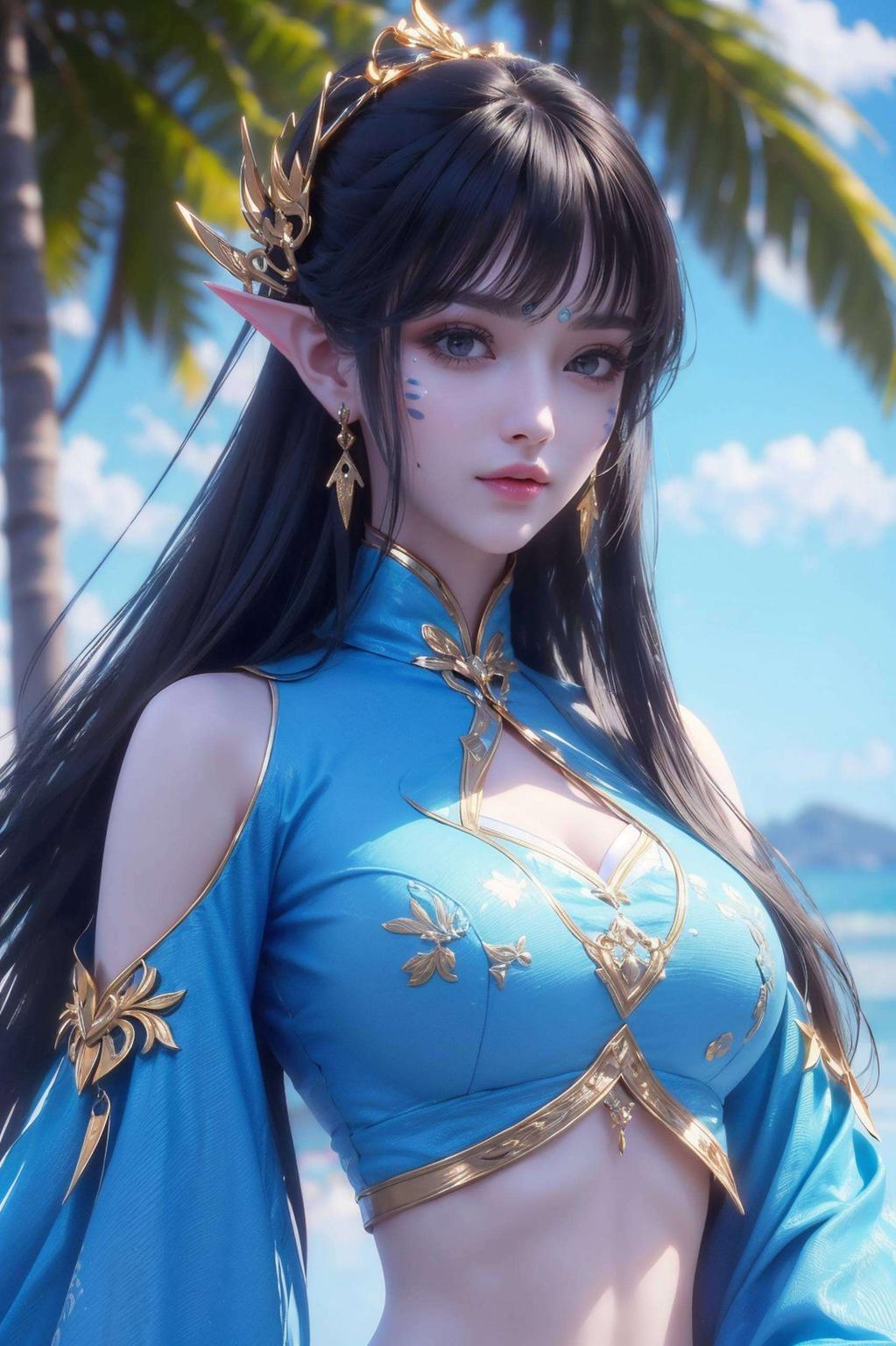 遇见凤清儿——这位高清壁纸中的唯美女神可爱中透着宁静的力量