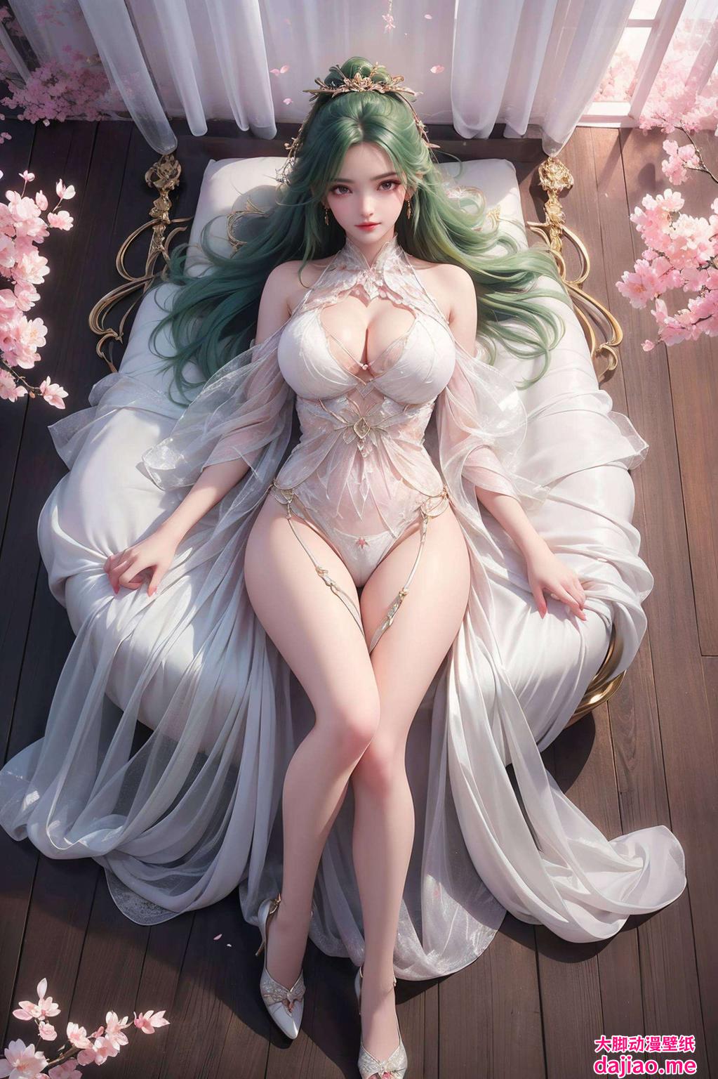 以国漫女神芙蕖为灵感头像可爱动人
