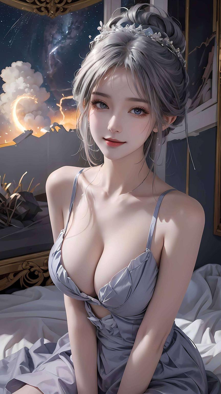 国漫美女古风壁纸在此！【壁纸菌动态】带你领略【海烟琴】的绝世风采你的视觉盛宴