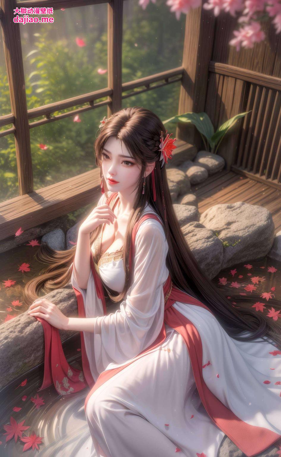 捕捉灵动瞬间火灵儿壁纸背影高清图片