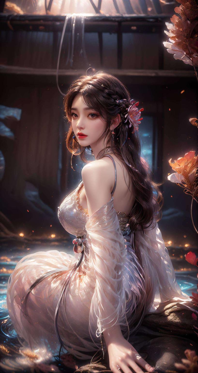 这款1920x1080的高清壁纸火灵儿的眼神中闪烁着智慧的光芒