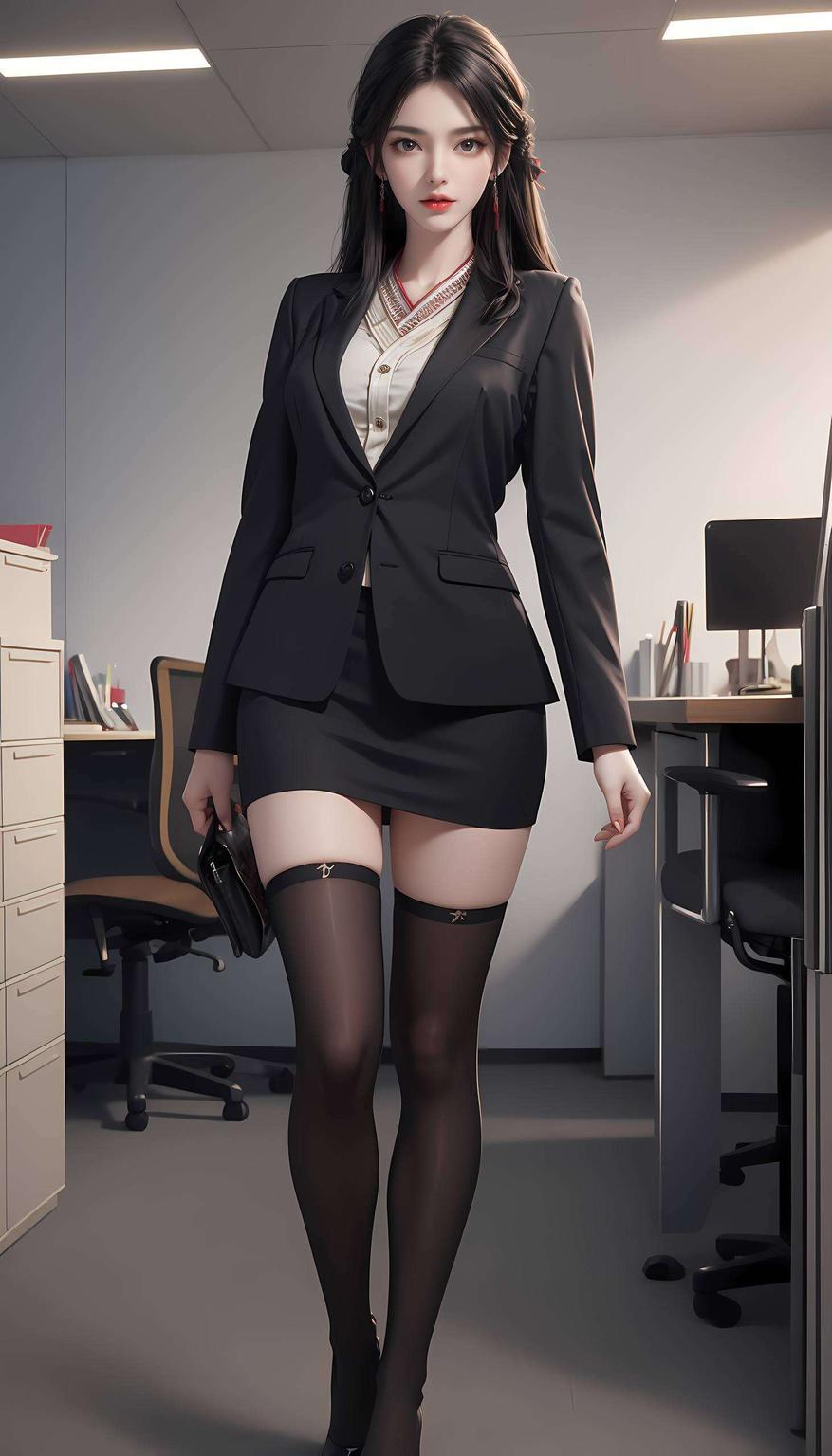 完美像素2560p这位AI女神