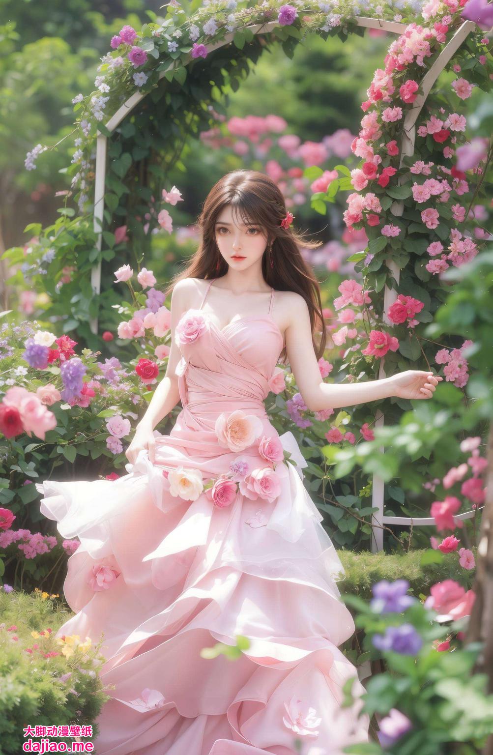 火灵儿新形象壁纸为你带来唯美笑容素材如同春风拂面