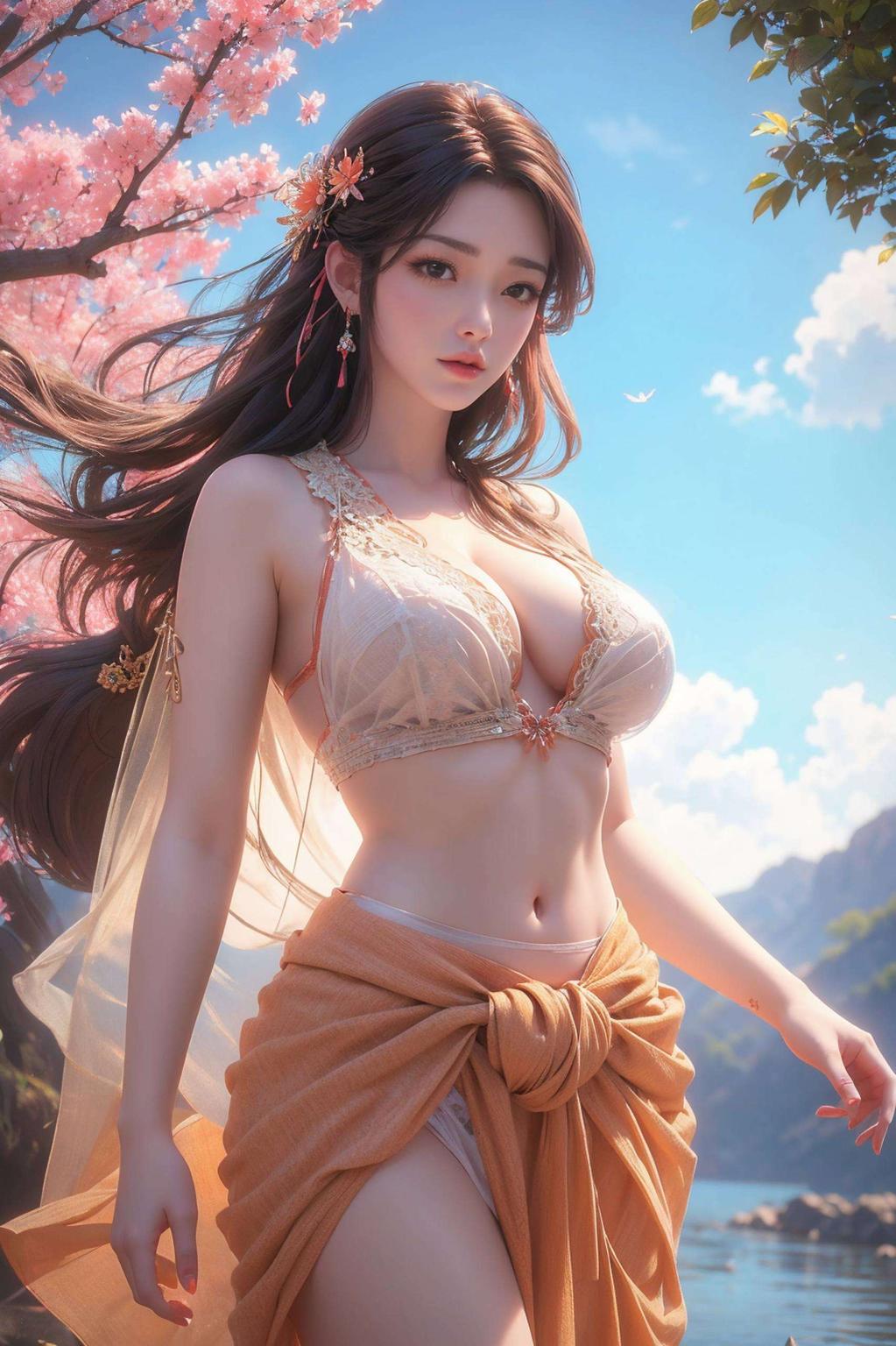 火灵儿无归的倩影轻轻跃动在电脑屏幕上