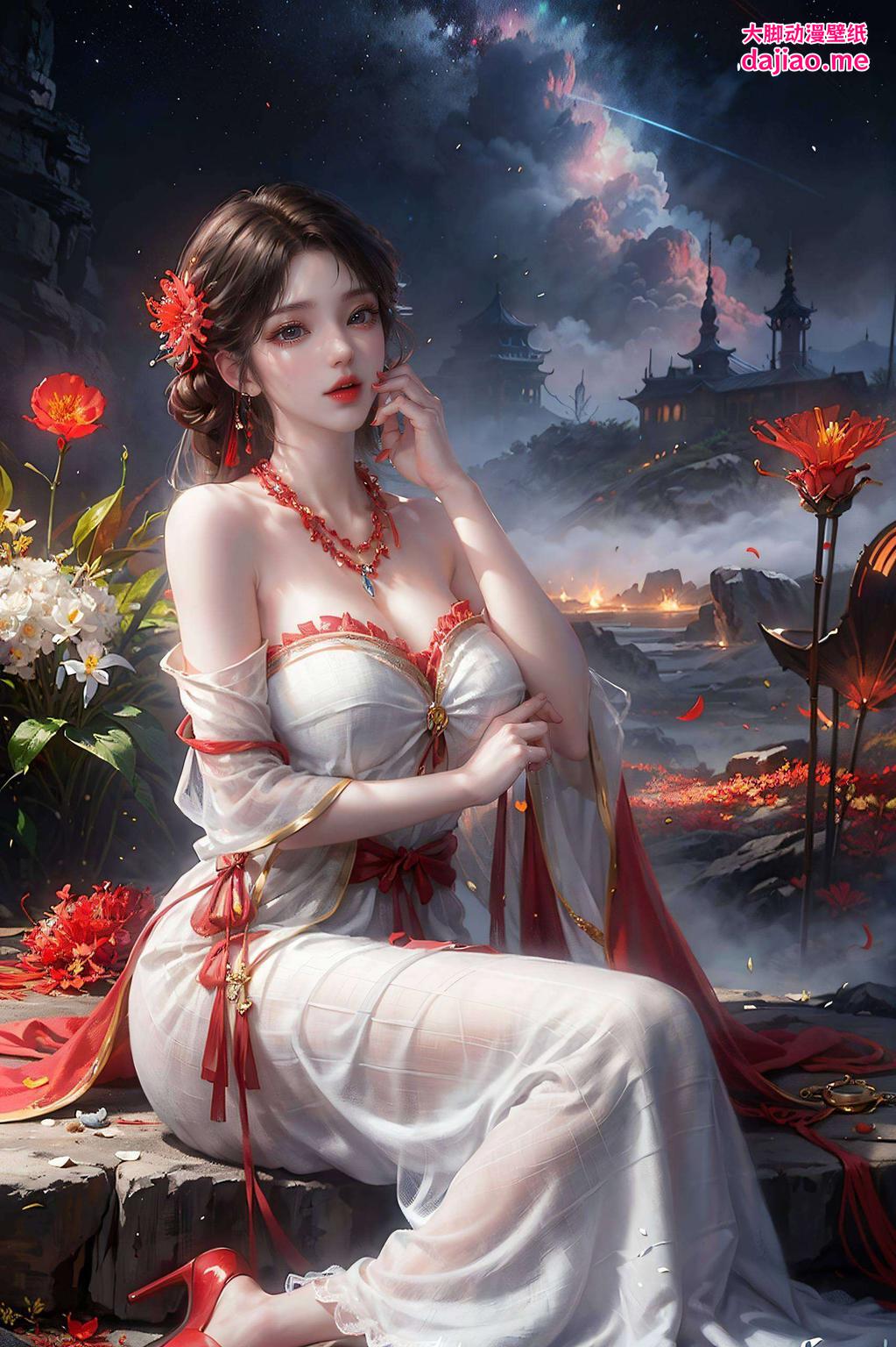 动物元素灵动点缀荒与火灵儿携手漫步在完美世界