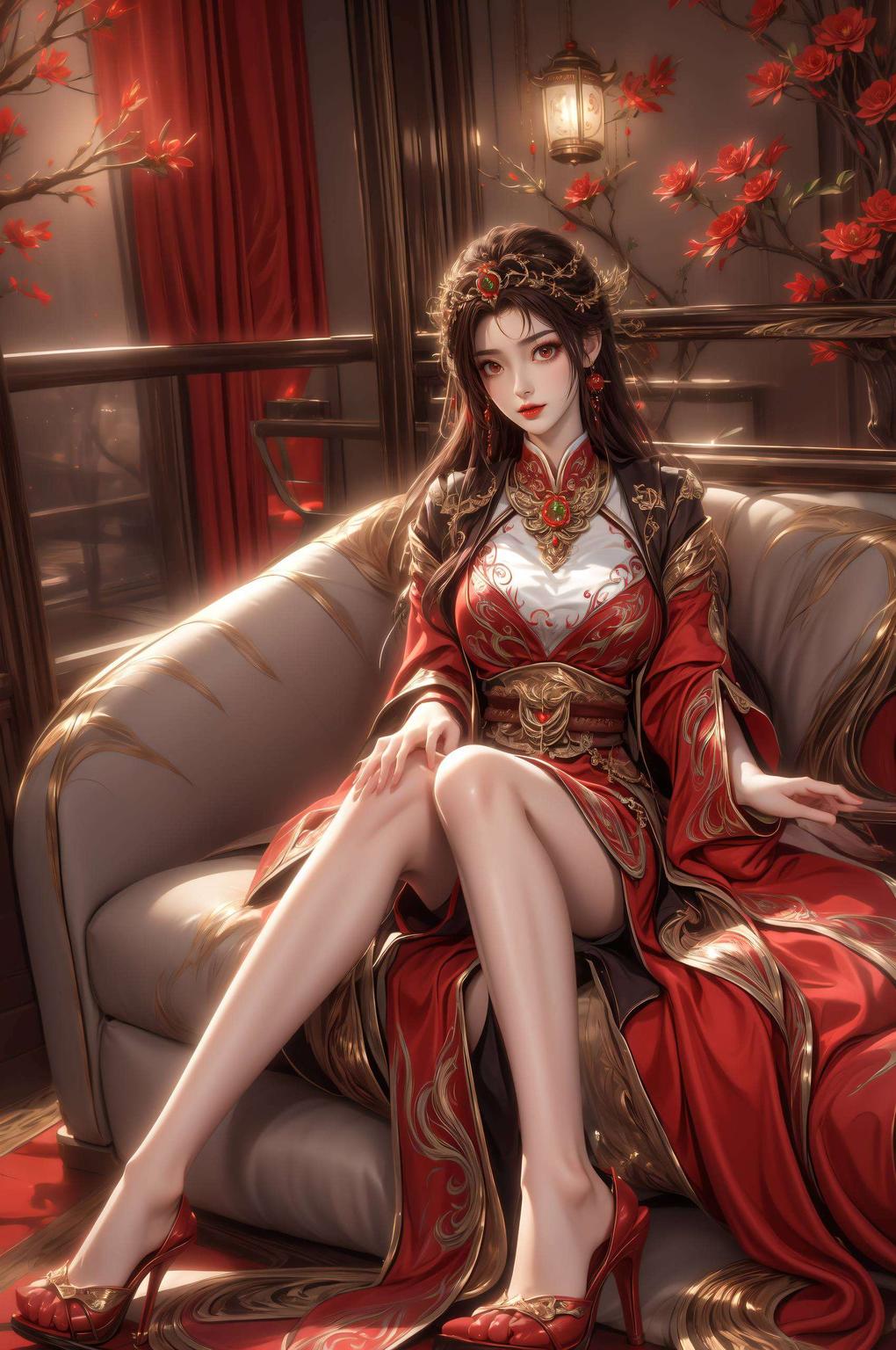 对称的布局与细腻的笔触精选2560p高清画质