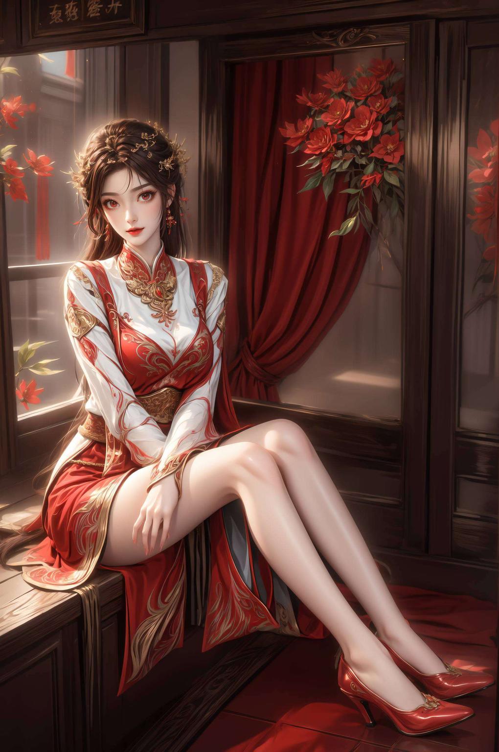 感受国漫的独特魅力将美女与自然完美融合