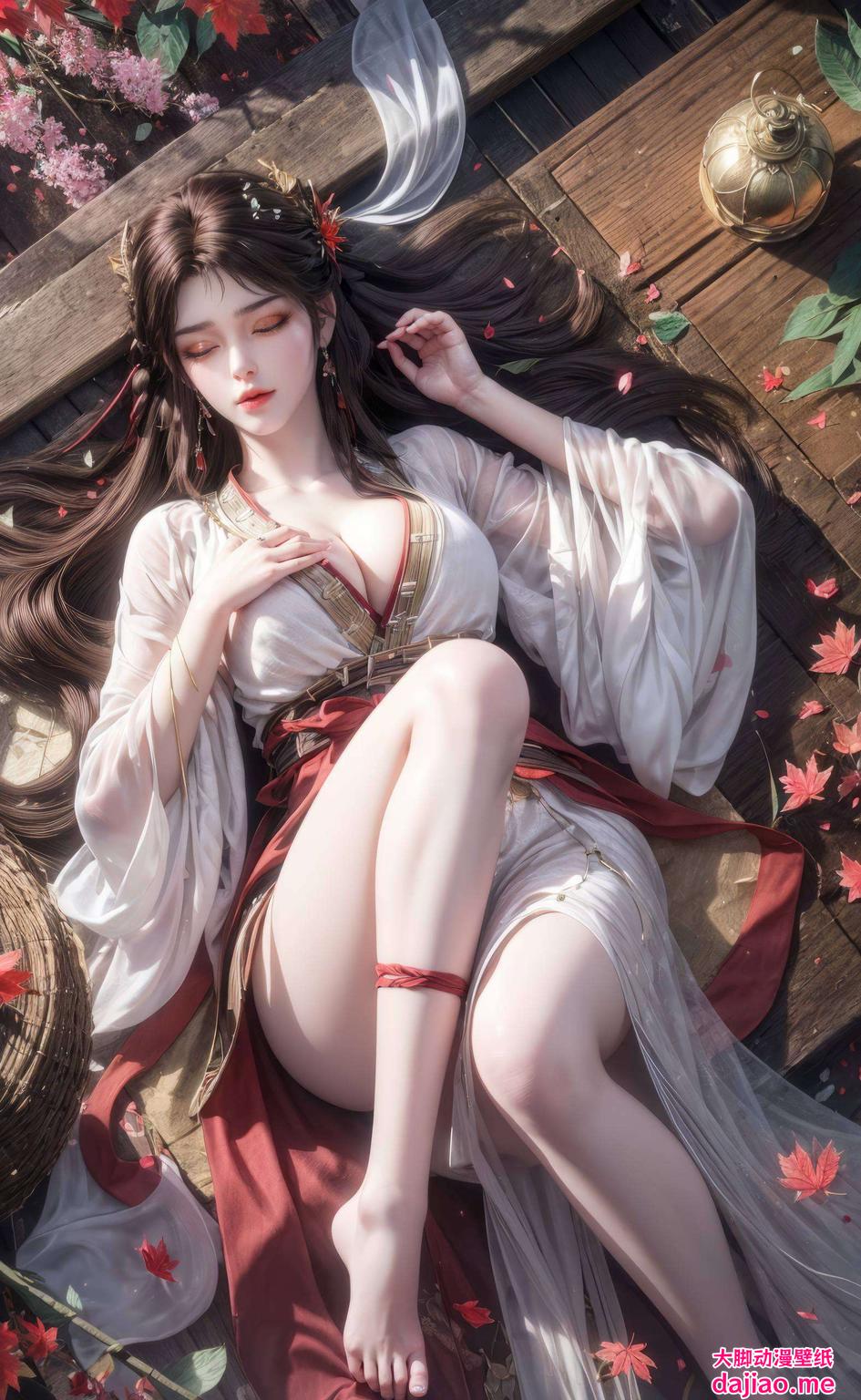 点亮你的桌面神主火灵儿风采尽显！这款不规则2K高清壁纸