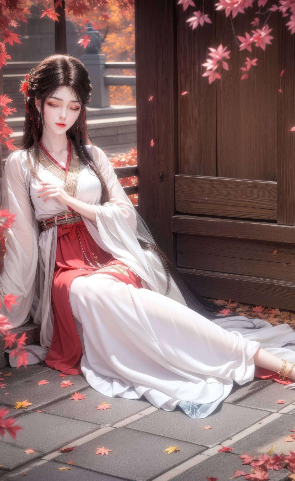 国漫女神的灵动神韵唤醒每日新篇章