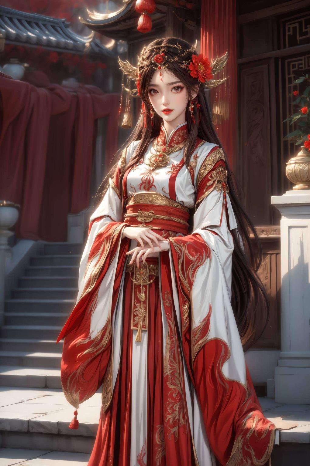 国漫美女的独特魅力尽在这款养眼壁纸中