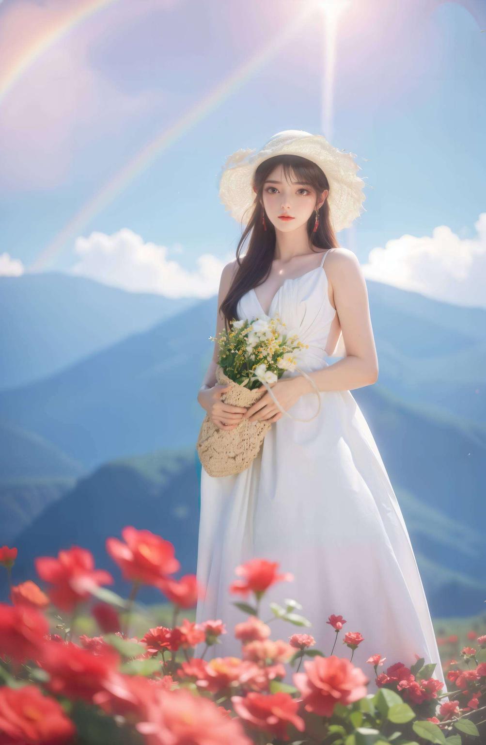 以火灵儿这位灵动可爱的角色为主题将她的每一个优雅pose巧妙拼接