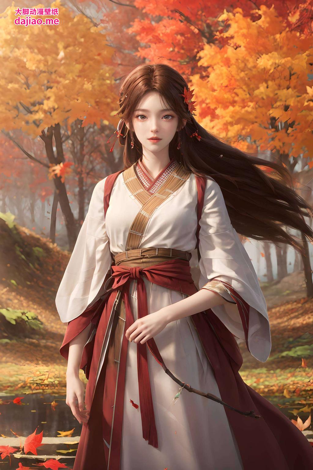火灵儿小屁孩高清壁纸来啦！这位国漫女主ai专集丝绒手机壁纸细腻画质