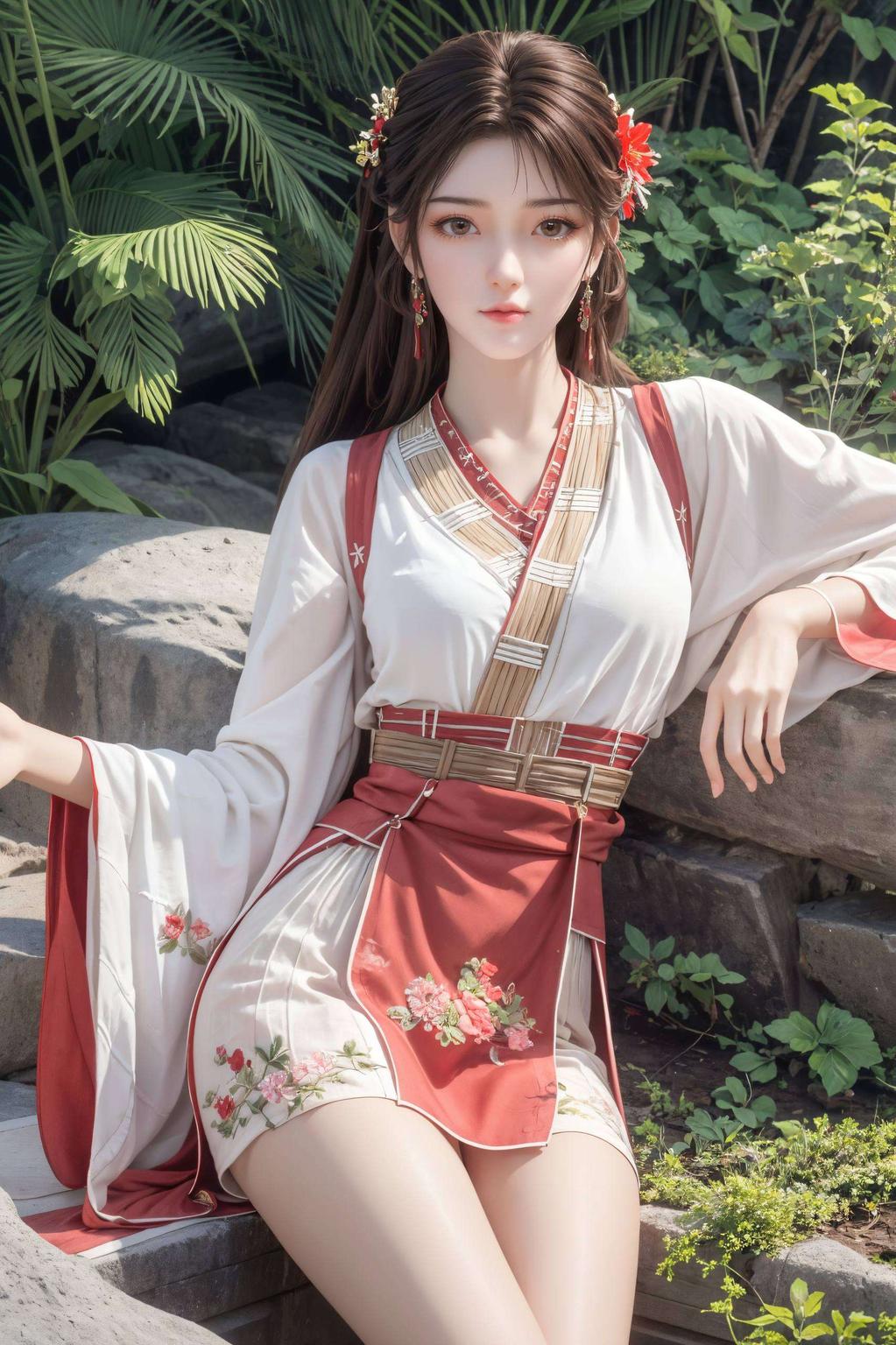 高清壁纸图文捕捉了她飘逸的裙摆与深邃的眼神以其独有的灵动与柔美