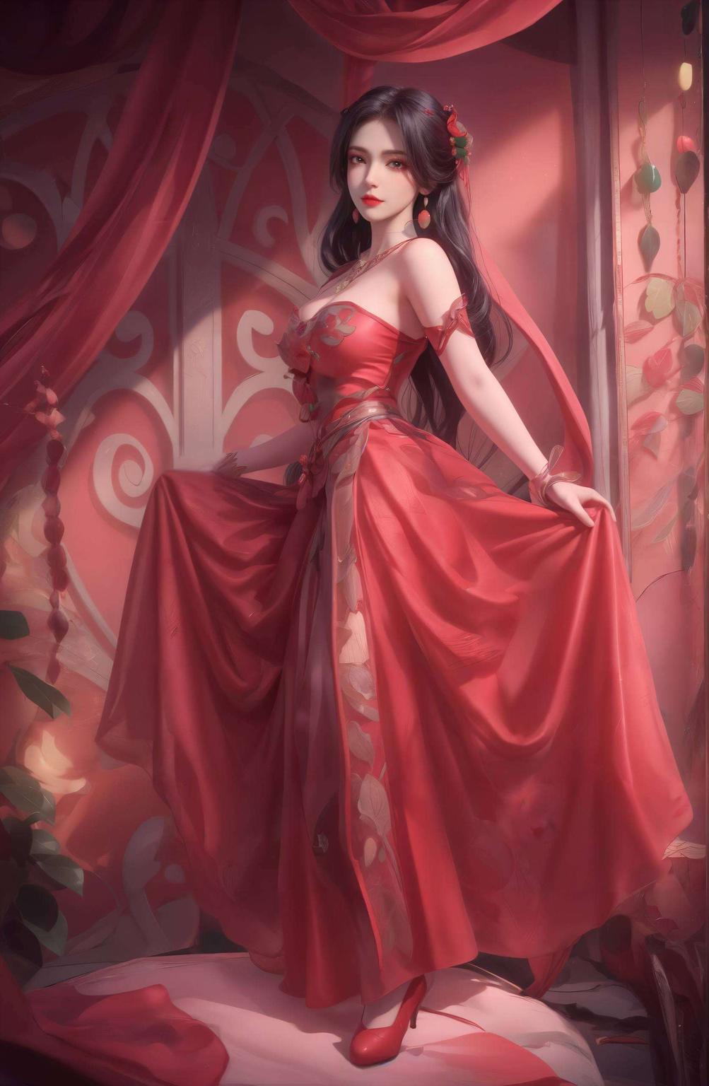 动态效果让花雪如梦似幻即墨花雪翩翩舞