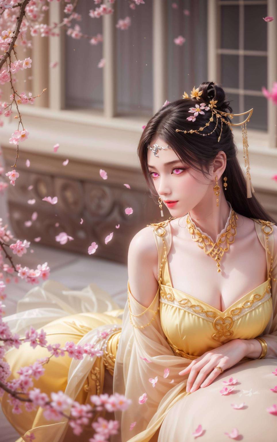 金瓶儿轻舞广袖让你的桌面瞬间焕发古典韵味