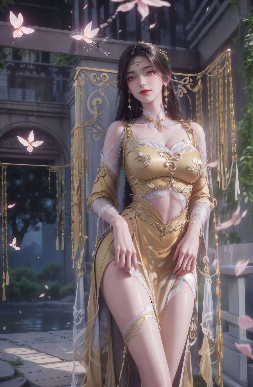 这款绿色同人AI电脑壁纸成为无数粉丝心中的国漫女神