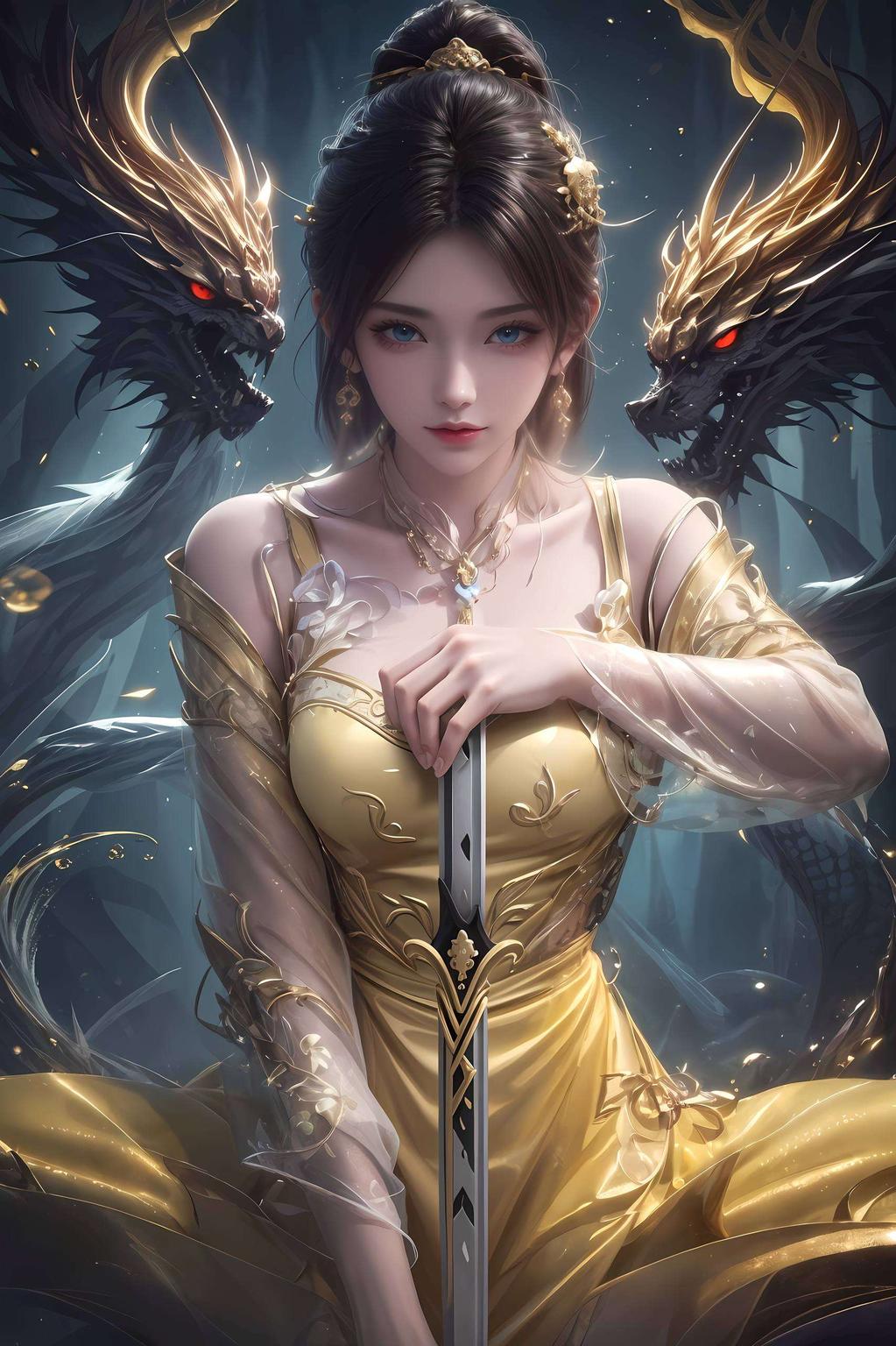 金瓶儿以她独有的魅力让这款壁纸成为个性与美感的完美融合