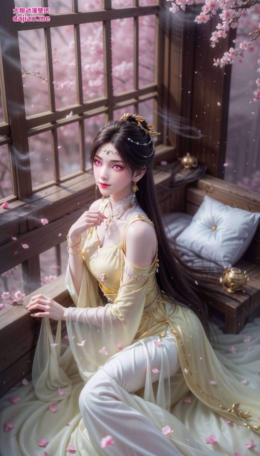 将国漫女神的灵动之美融入每一寸画面为你的手机增添一份优雅与神秘