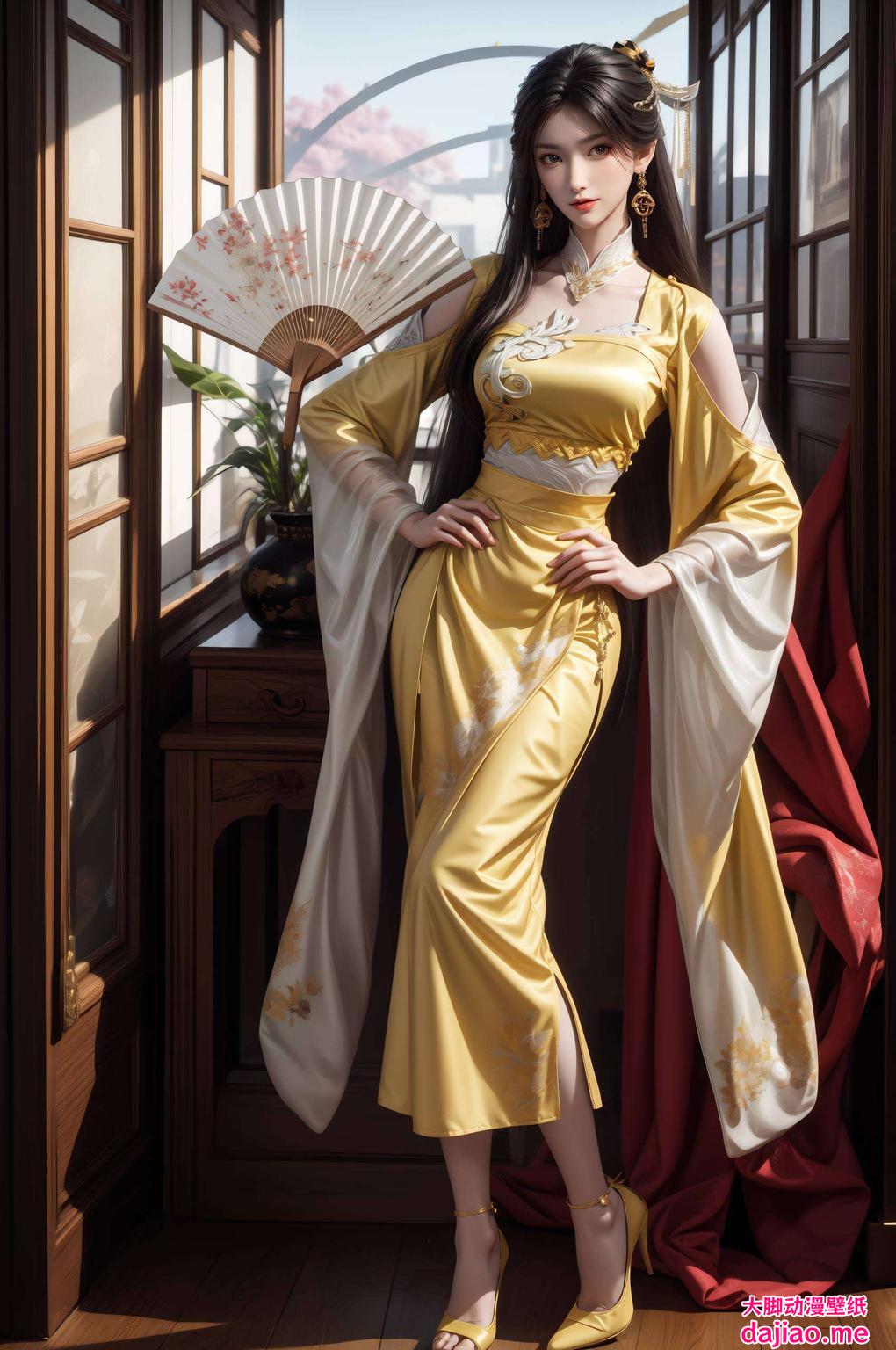金瓶儿便会在你的安卓手机上灵动舞动为你带来动态壁纸新体验！只需轻触屏幕