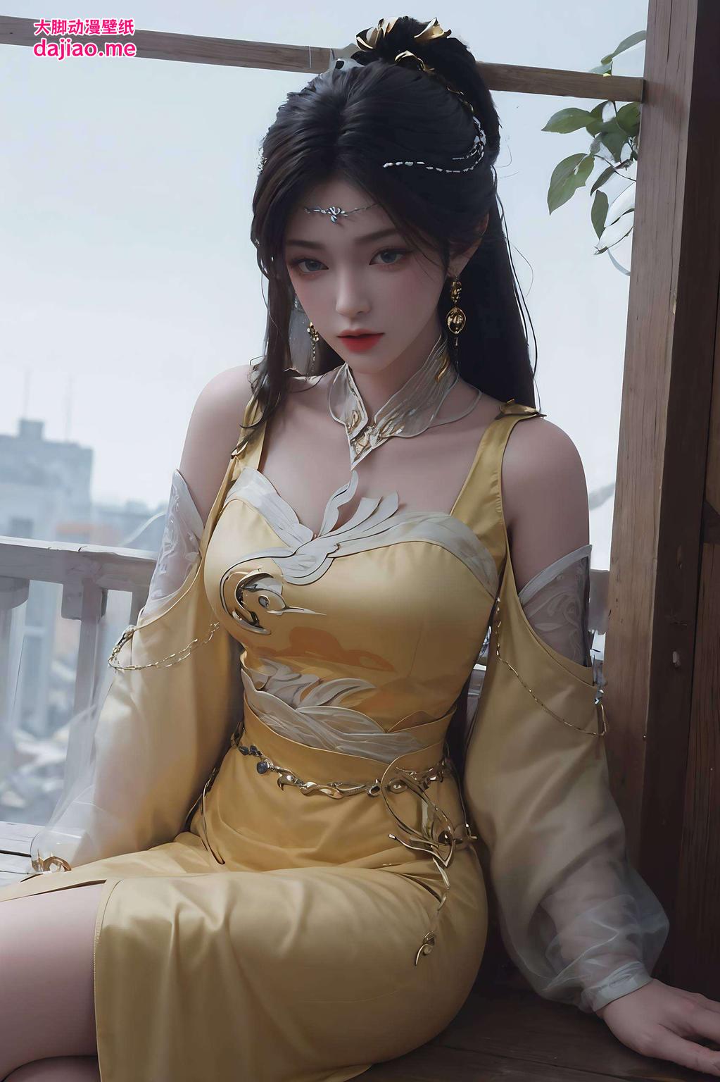 尽享动漫时尚金瓶儿换装壁纸