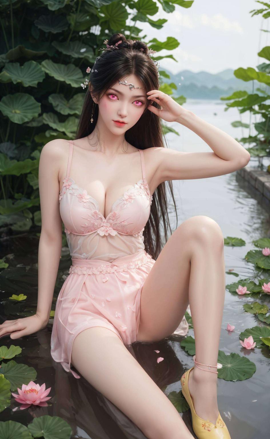 尽显国漫女主的灵动之美特集格纹Win10壁纸