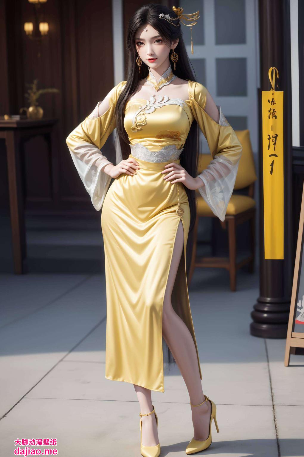 安卓动画壁纸AI绘画全屏各种姿势素材