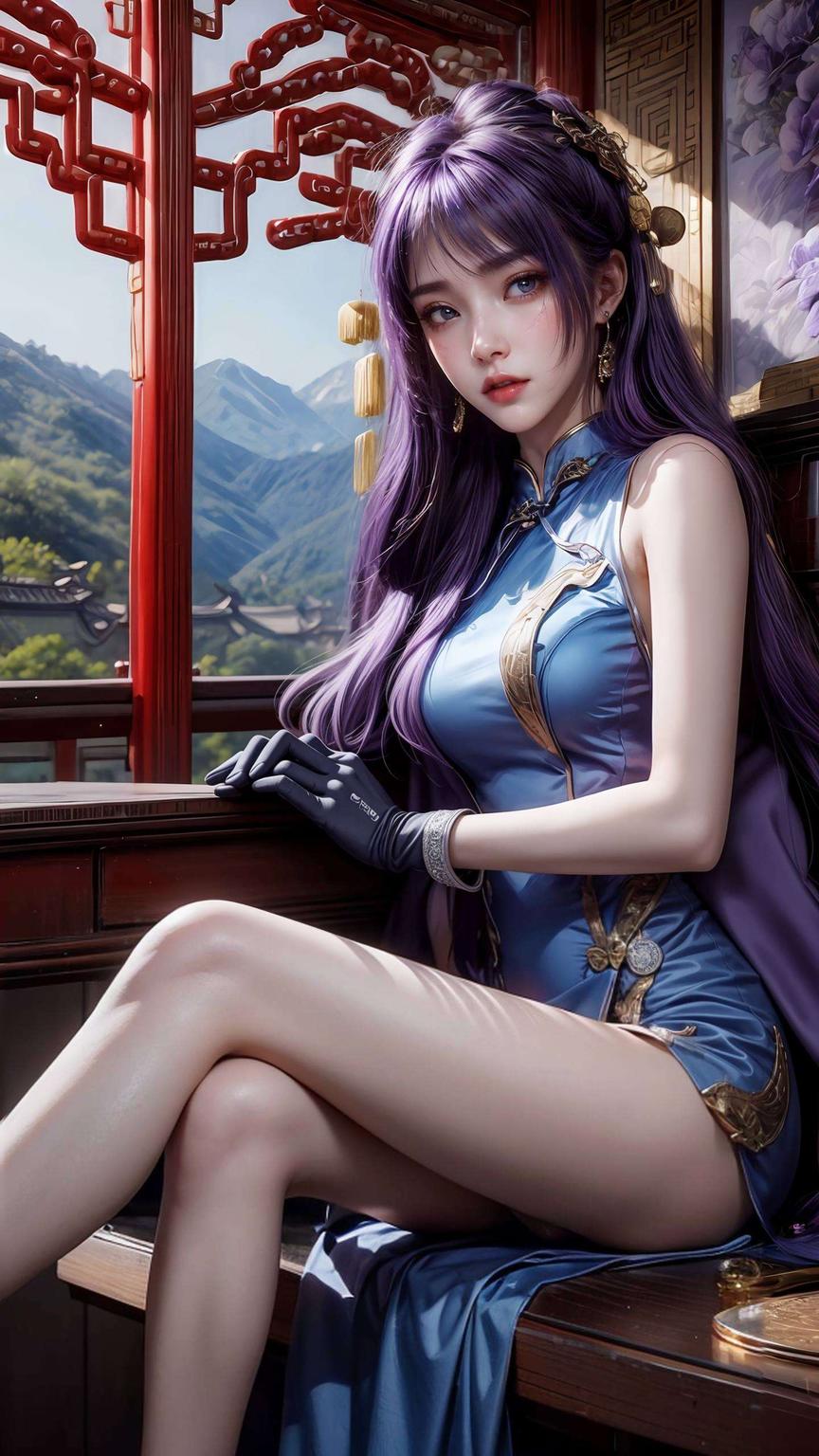 姬紫月的新形象壁纸在此绽放光彩！这位国漫女神以她独特的魅力都让人一见倾心
