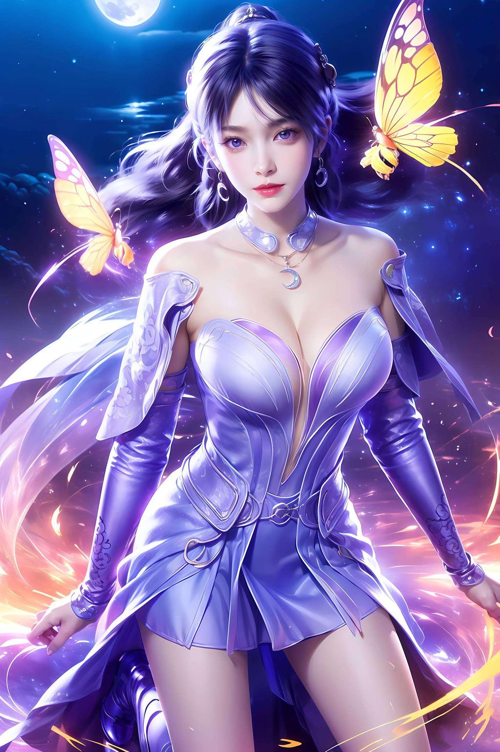 动漫女神姬紫月以高清画质绽放光彩点亮你的数字生活