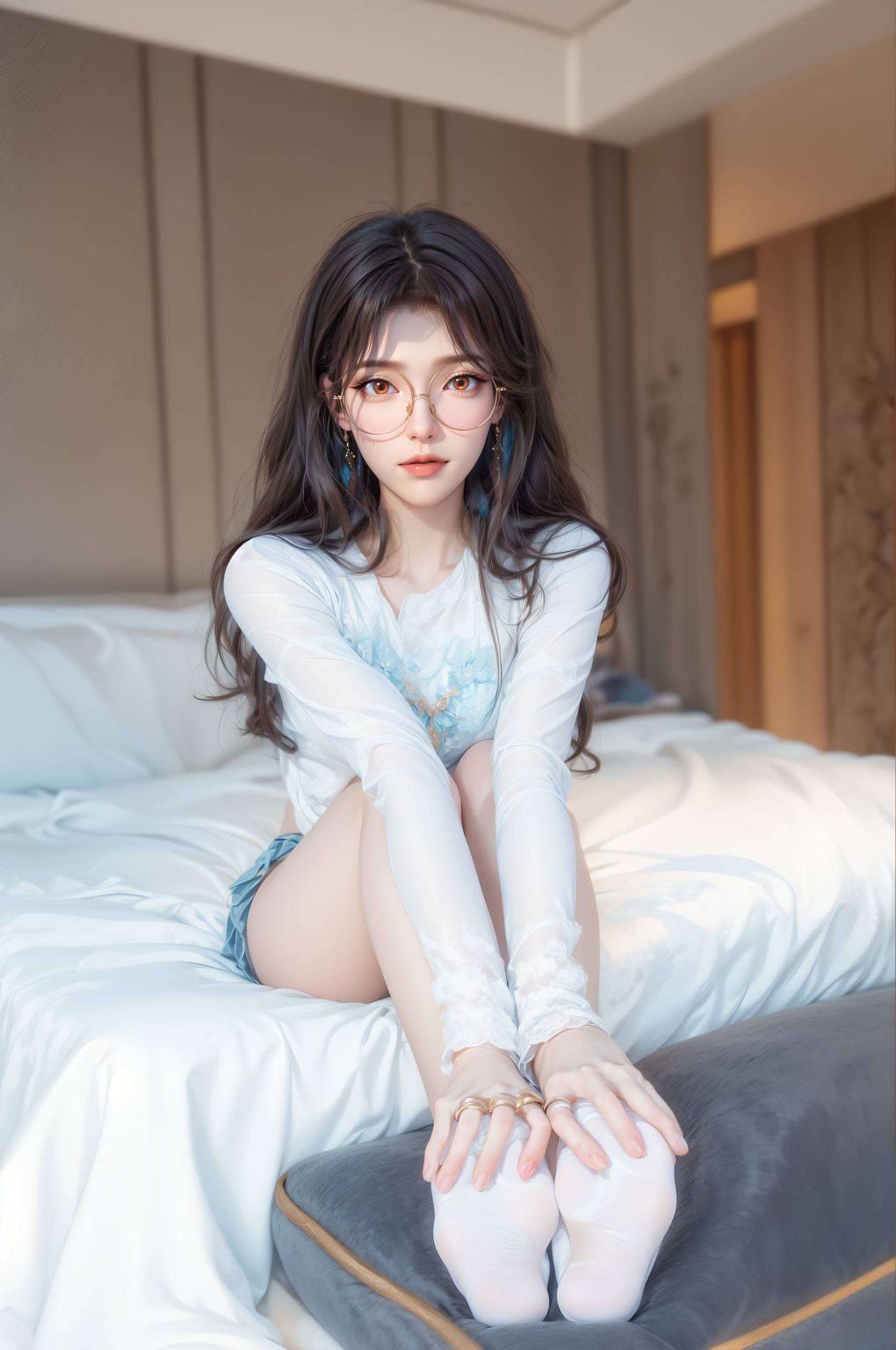 以她独特的魅力炫彩色彩让每一格都充满活力