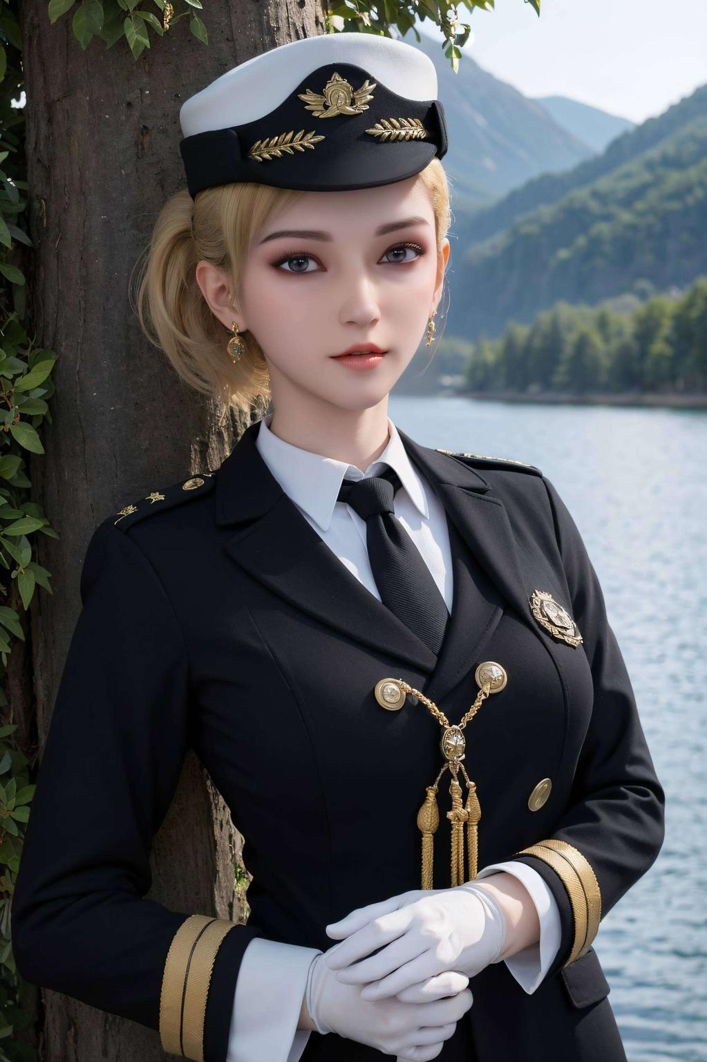 这款AI动漫女生侘寂风电脑壁纸高清细腻的画面
