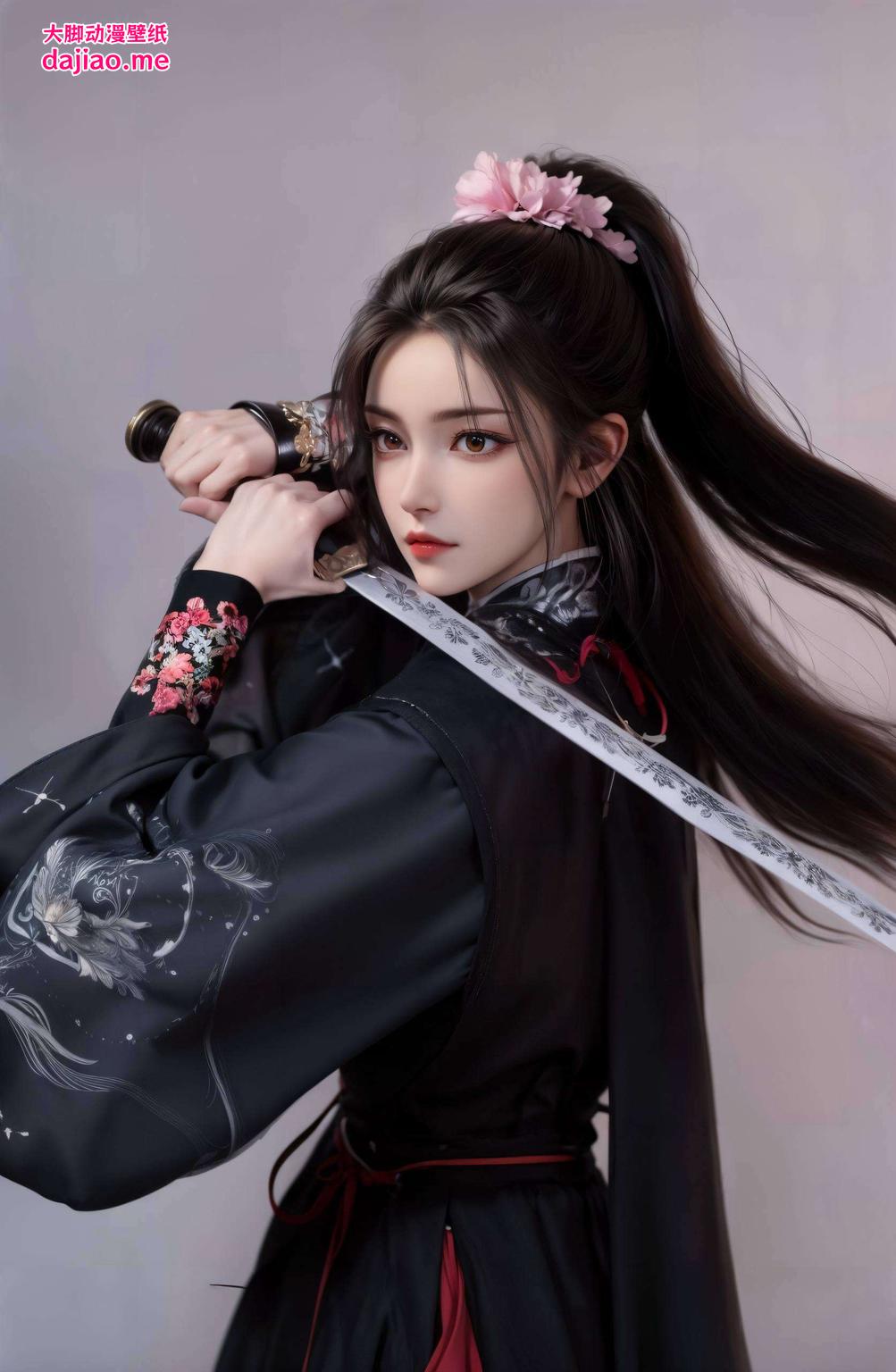 李寒衣的国漫女主形象跃然墙上让每一次启动电脑都如穿越国漫世界