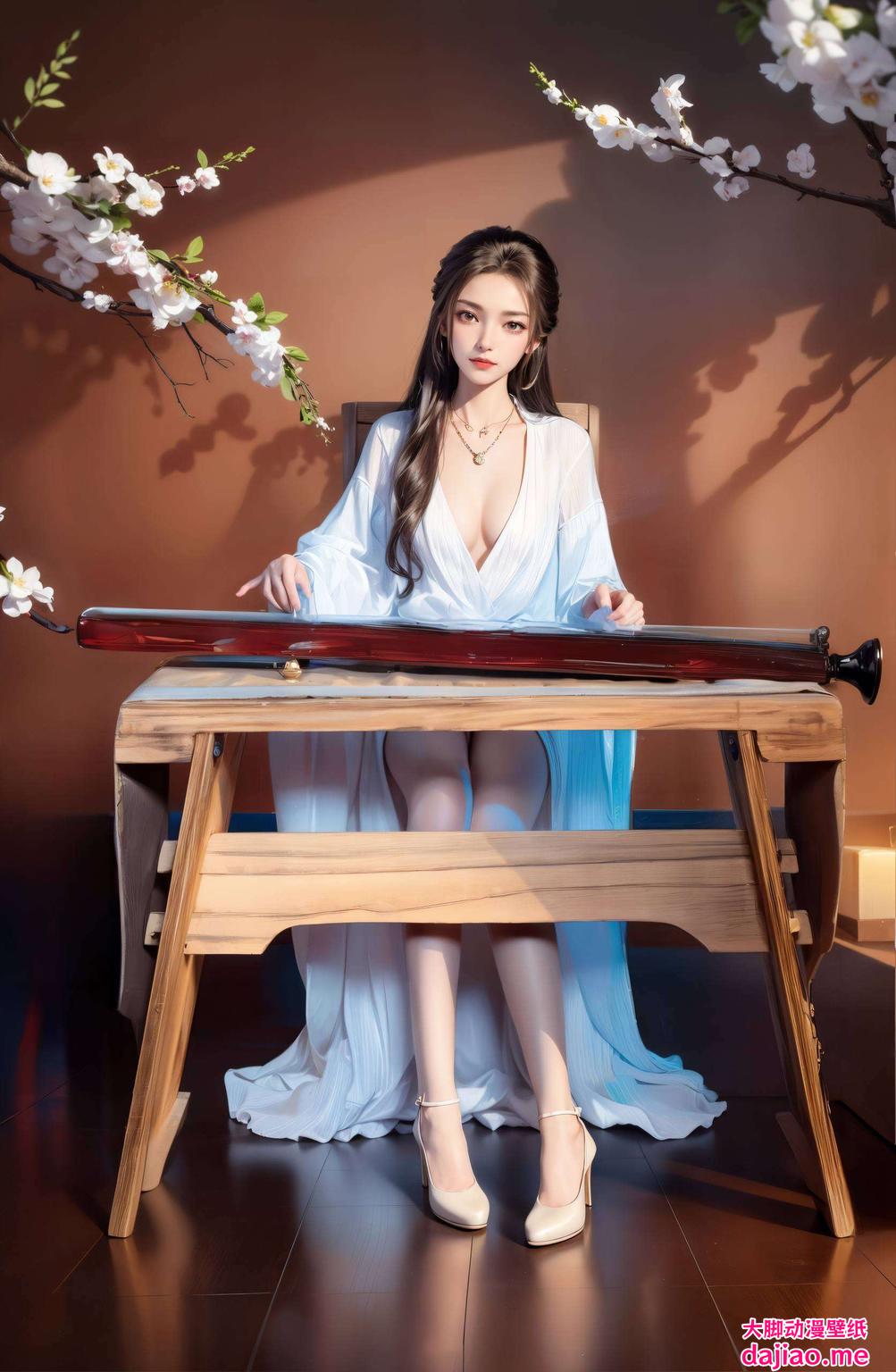 雪月剑仙李寒衣跃然于这款超清壁纸之上