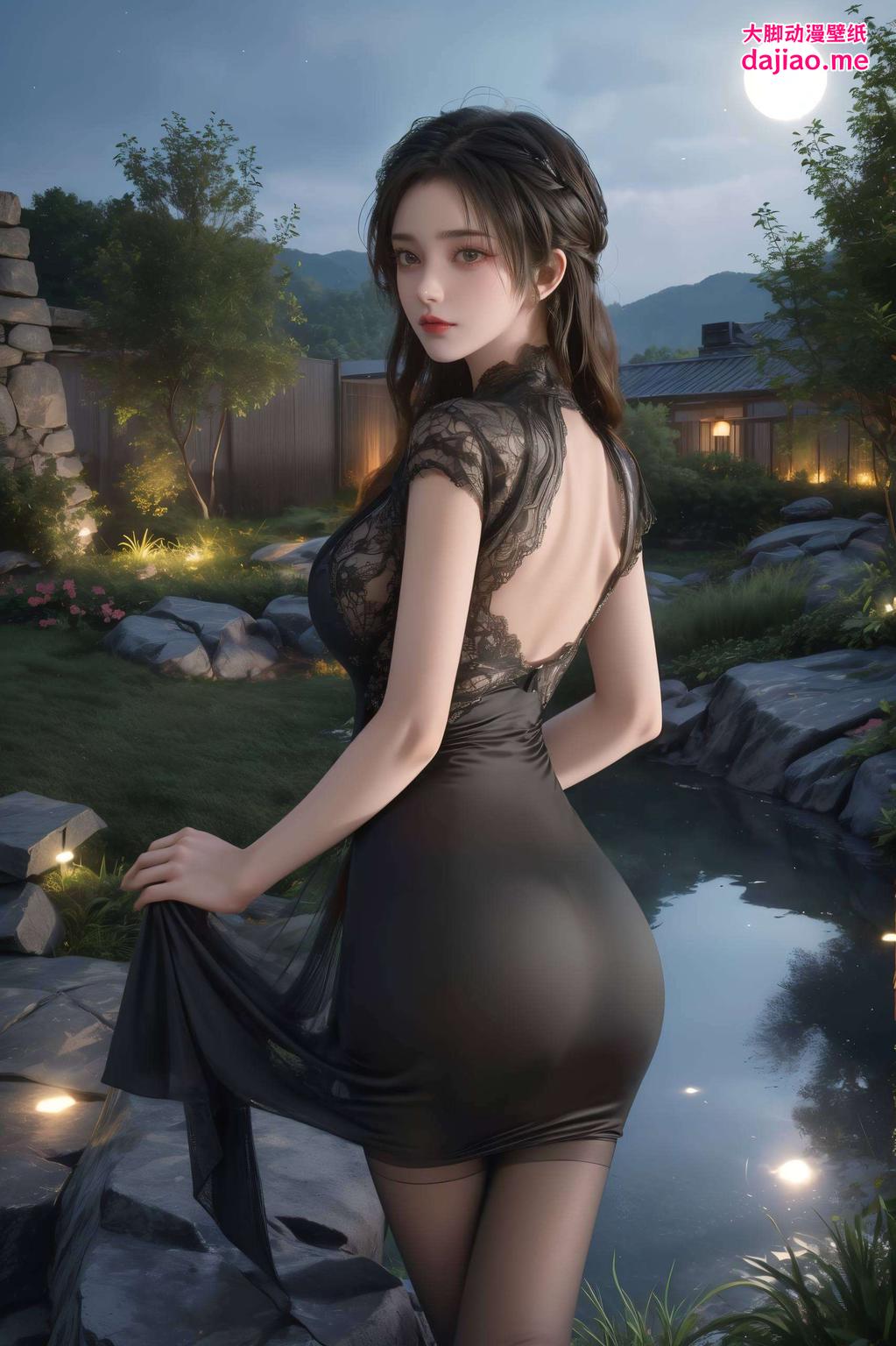 哑光质感更添神秘魅力以李慕婉的绝美壁纸图文为主题